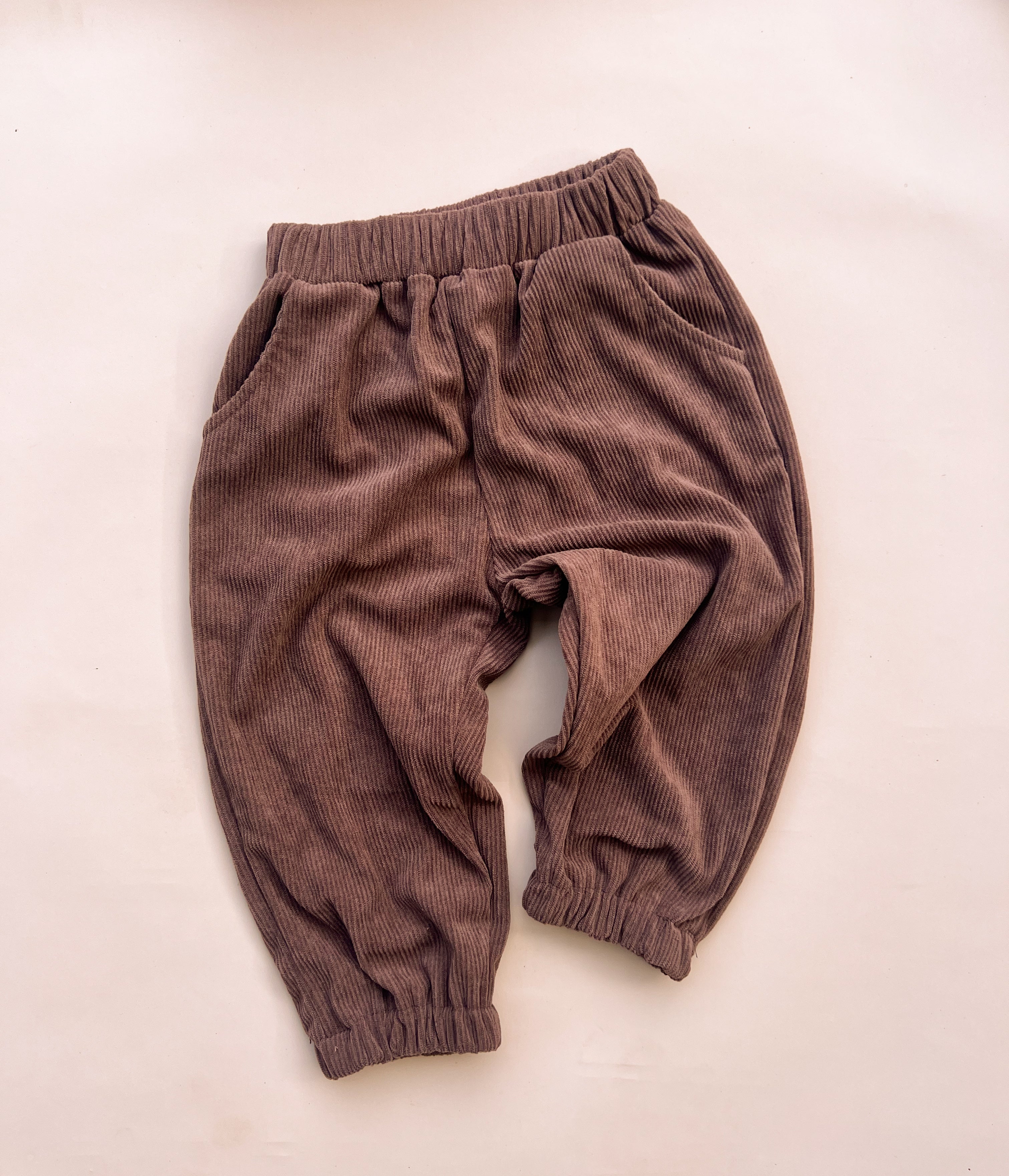 Cord Joggers - Chocolate