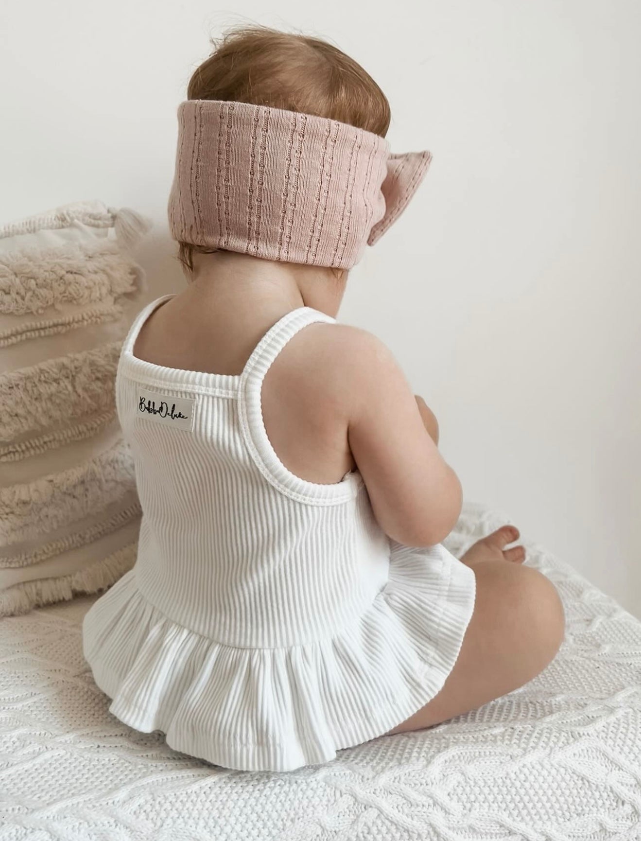 BASICS Peplum Singlet - Coconut
