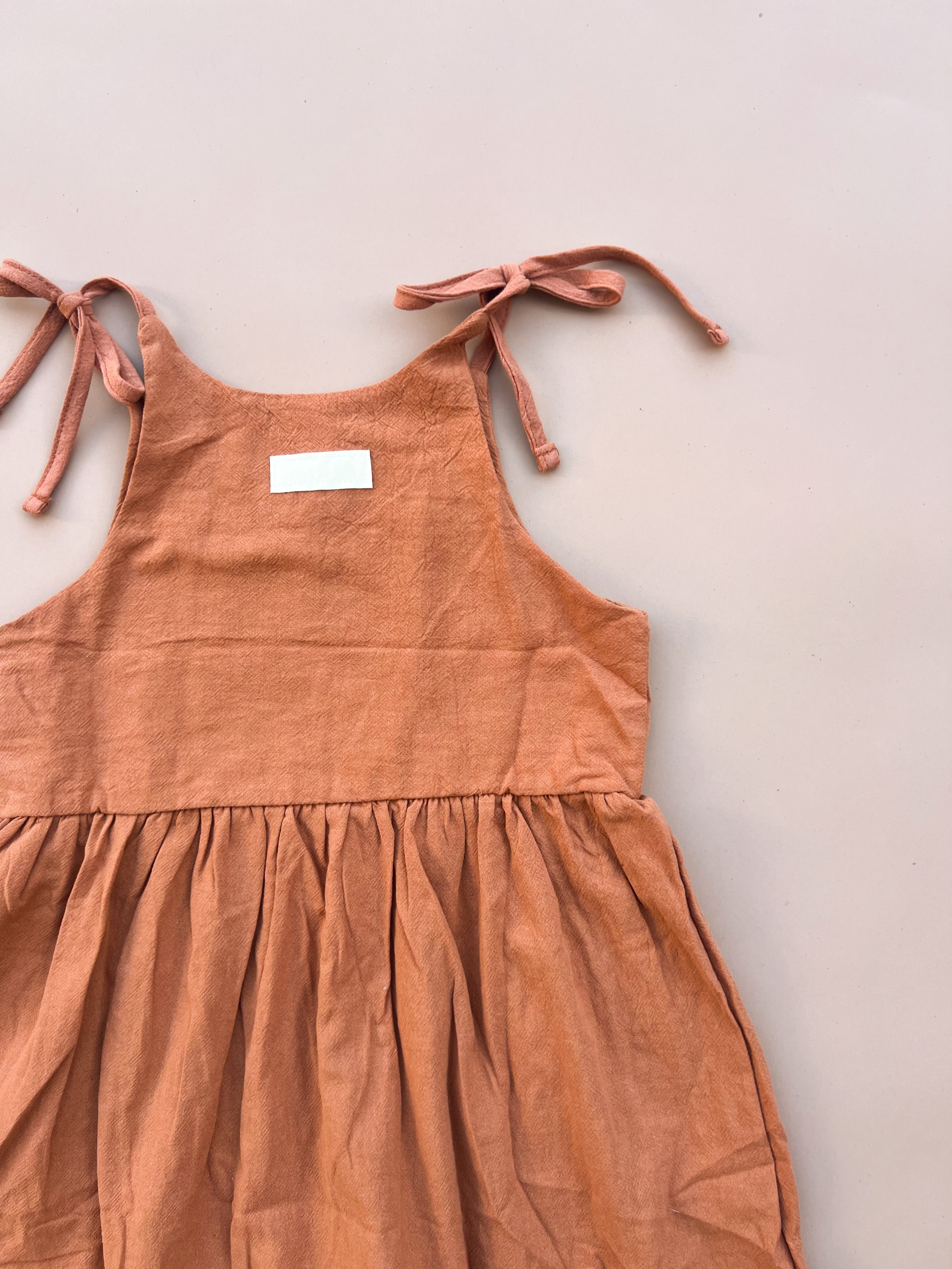 Alhana Dress - Rust