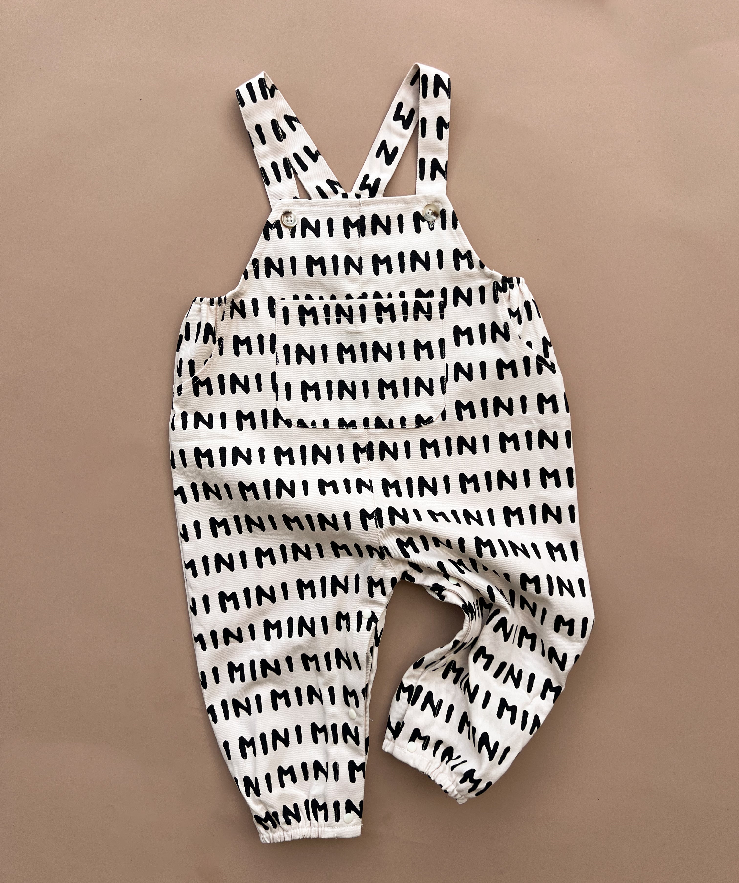 Denim Overalls - MINI print
