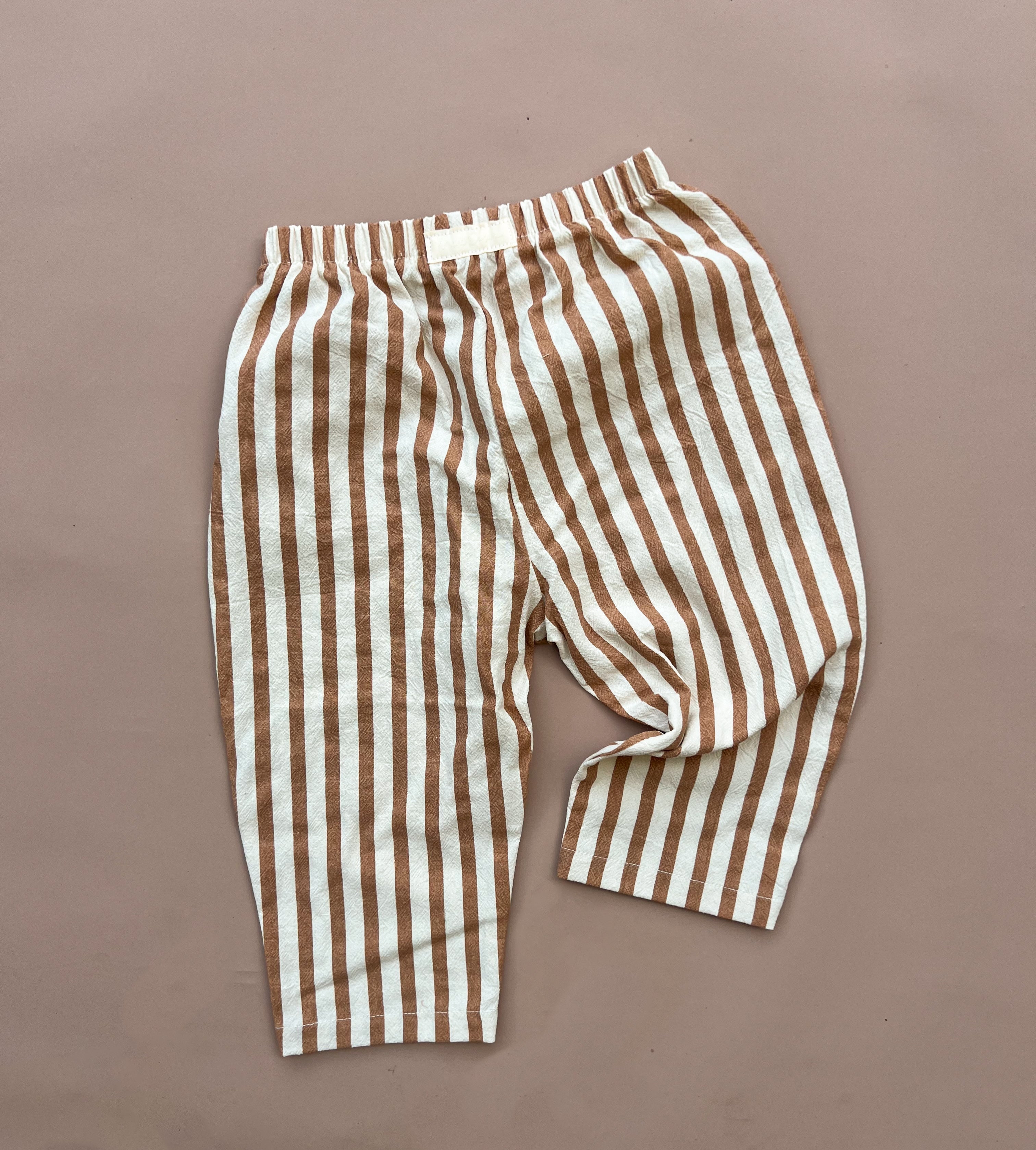 Jasper Pants - Caramel Stripe