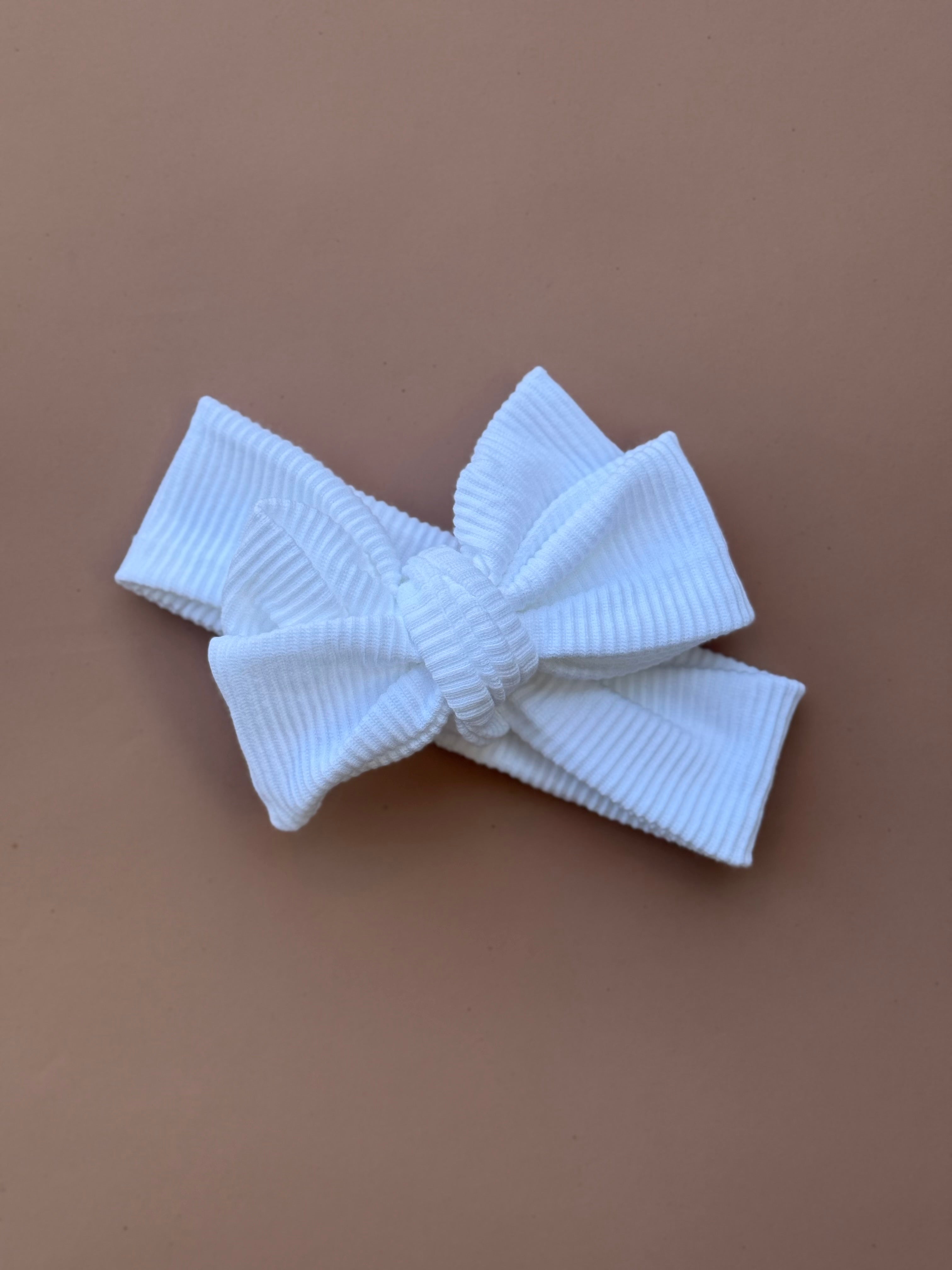 Bow Head Wrap - Coconut Rib