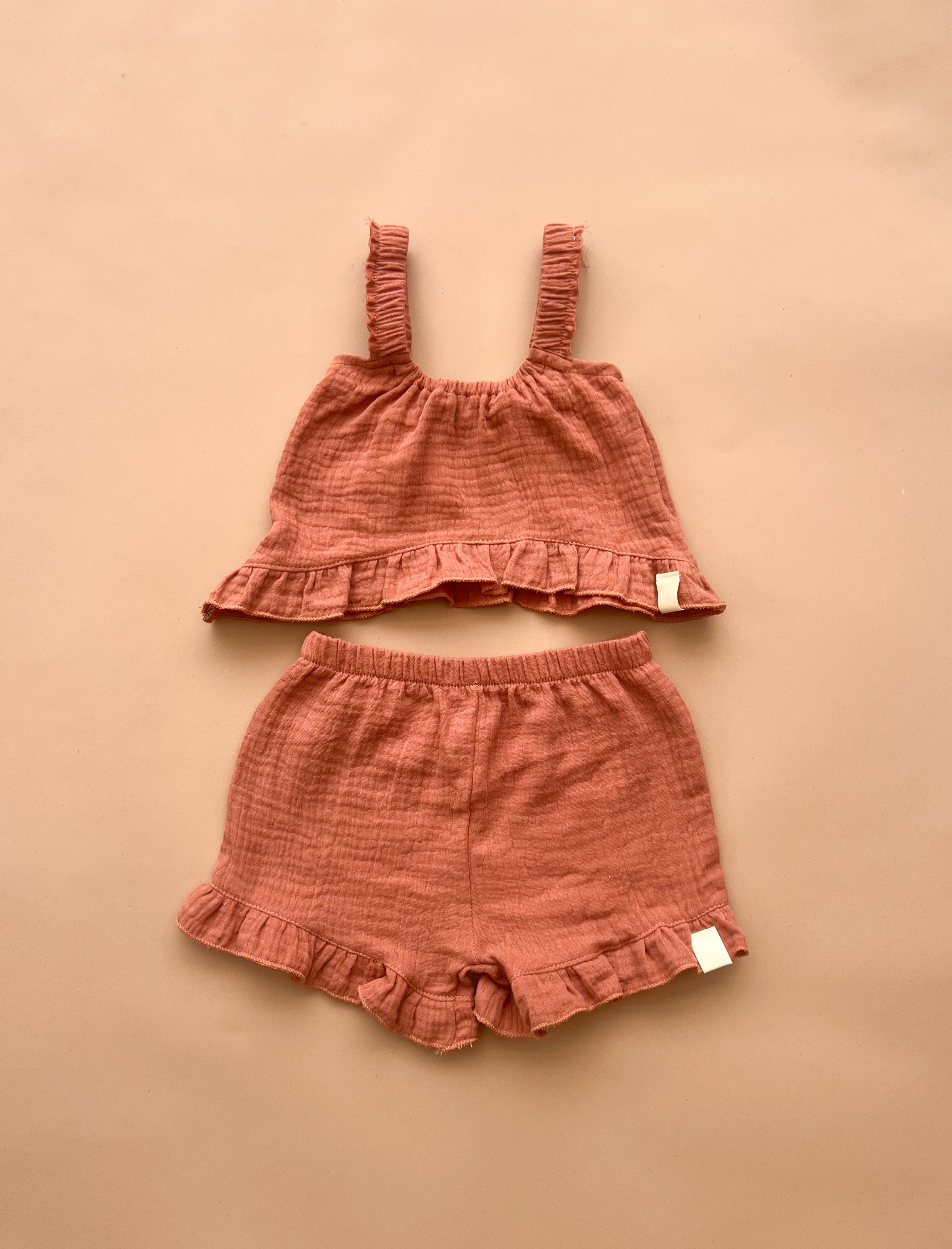 Zia Muslin Set - Rust