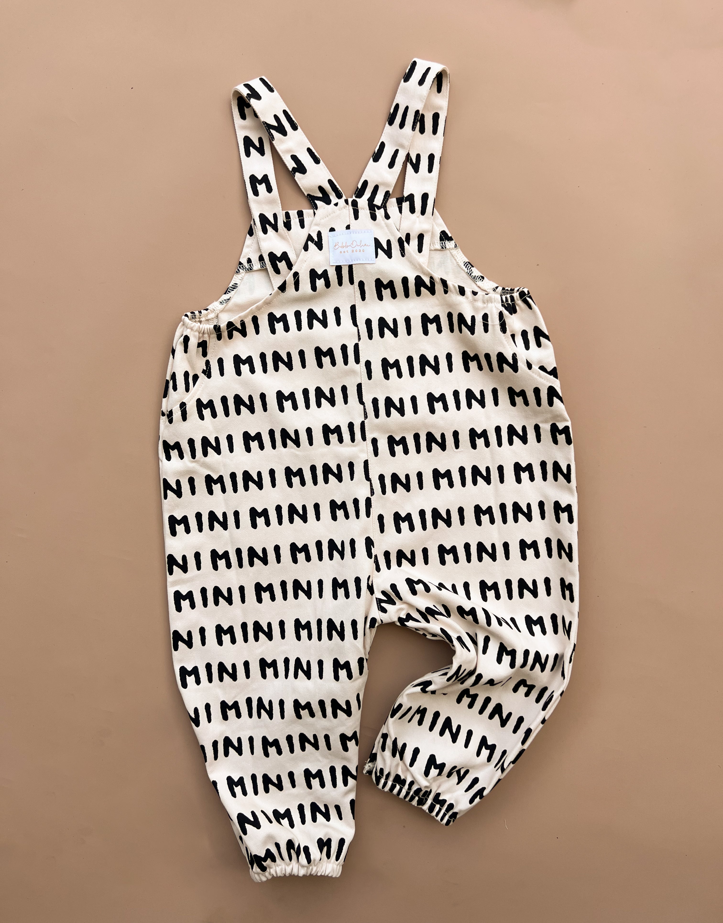Denim Overalls - MINI print