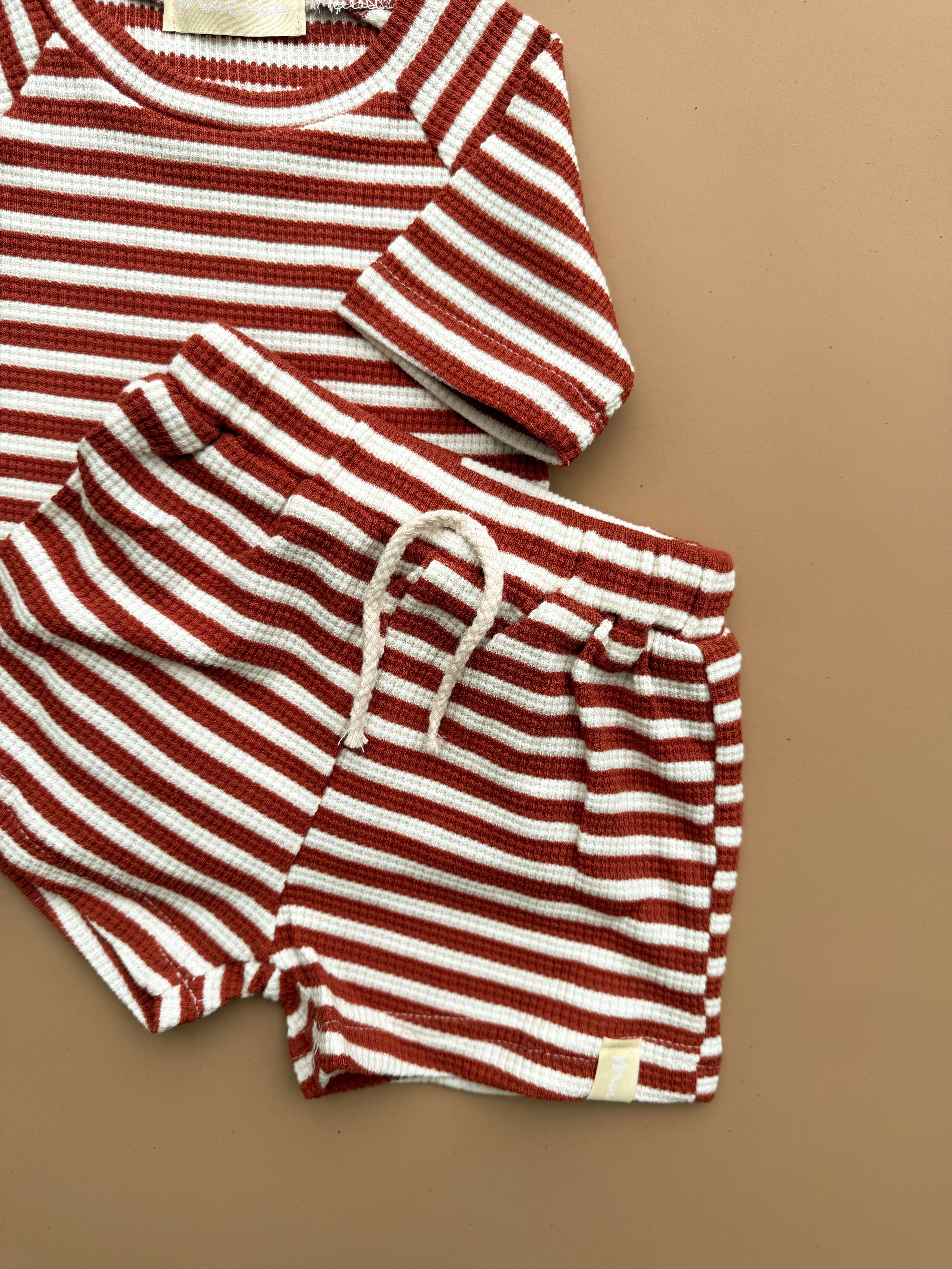 Augie Set - Rust Stripe