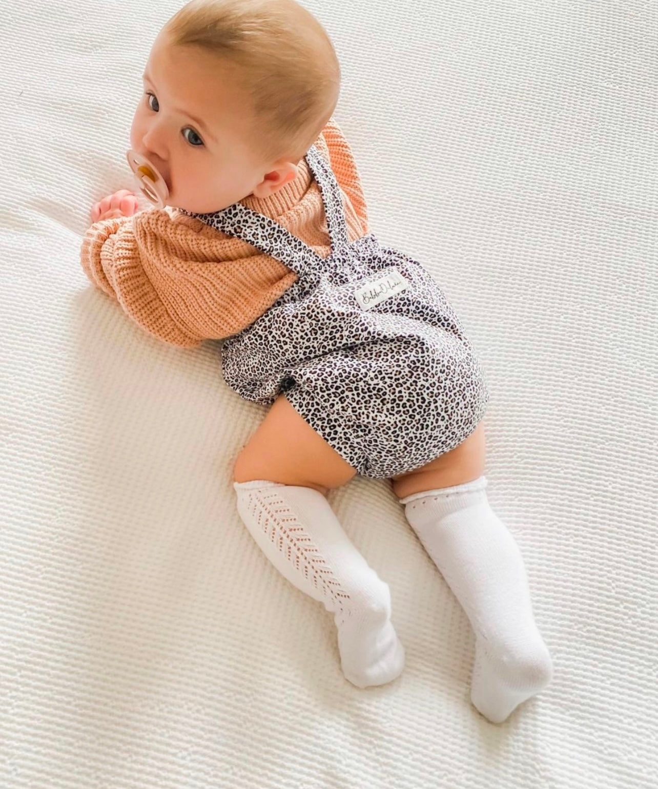 Avery Romper - Mini Leopard