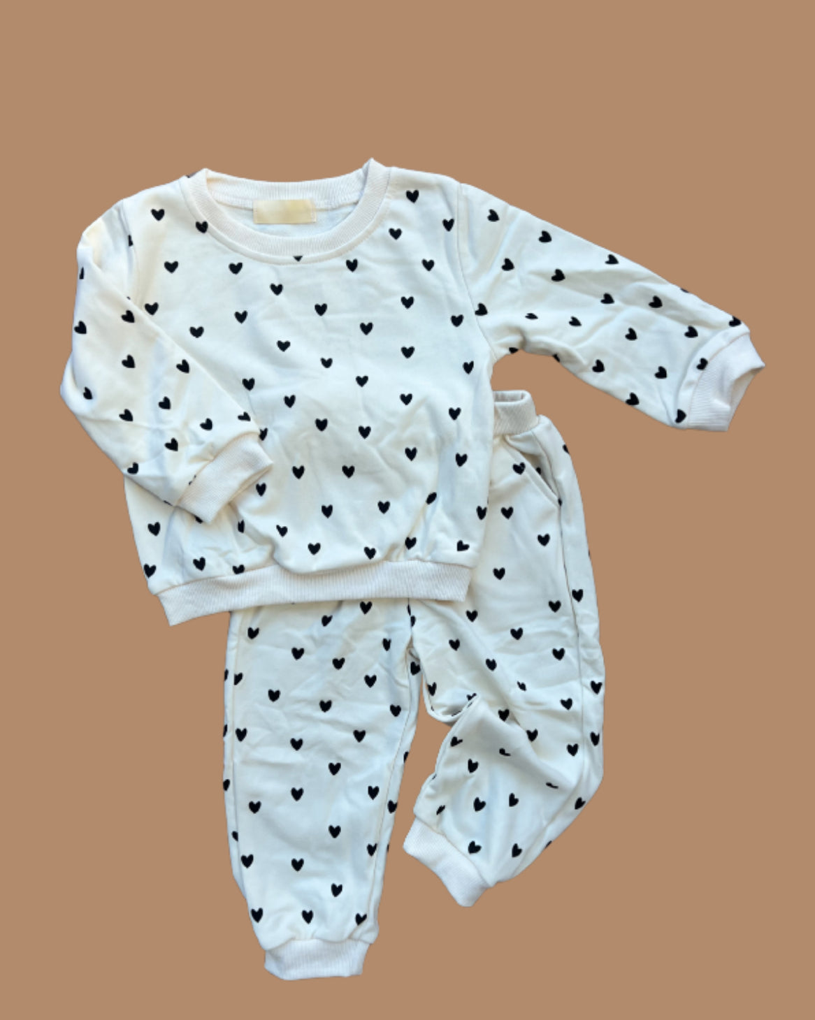 Hearts Track Set - Ivory & Black