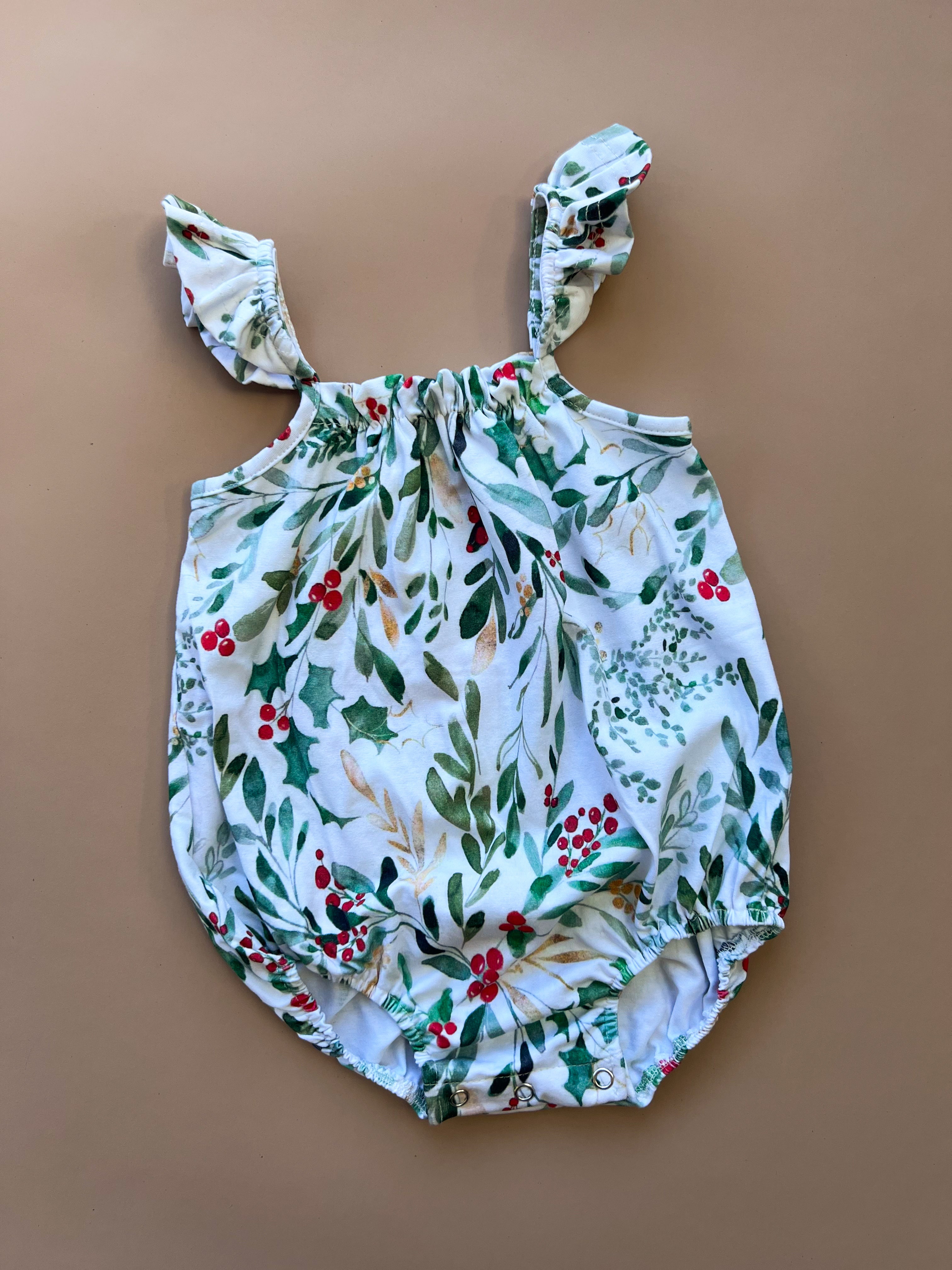 Tilly Romper - Festive Floral