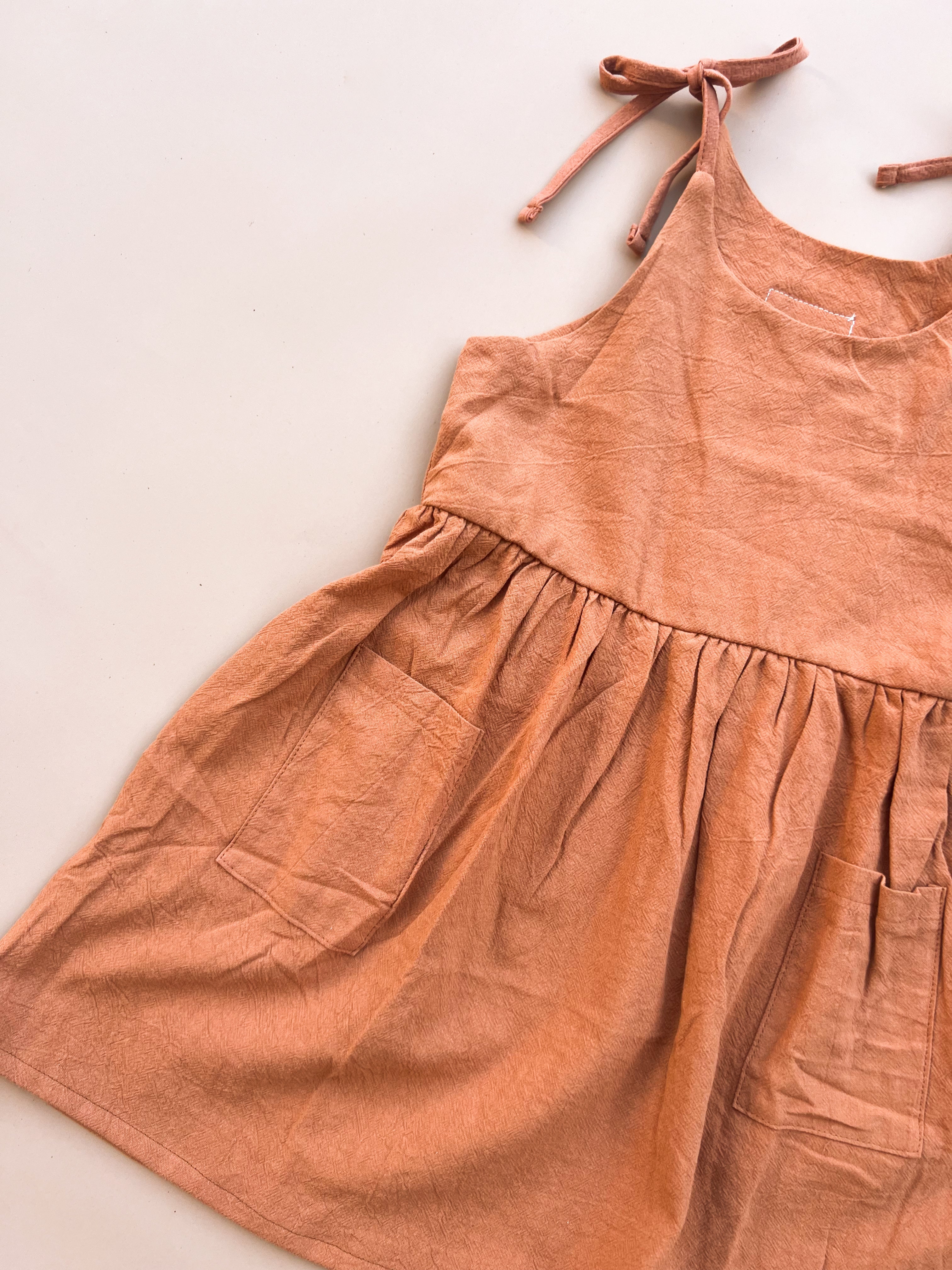 Alhana Dress - Rust