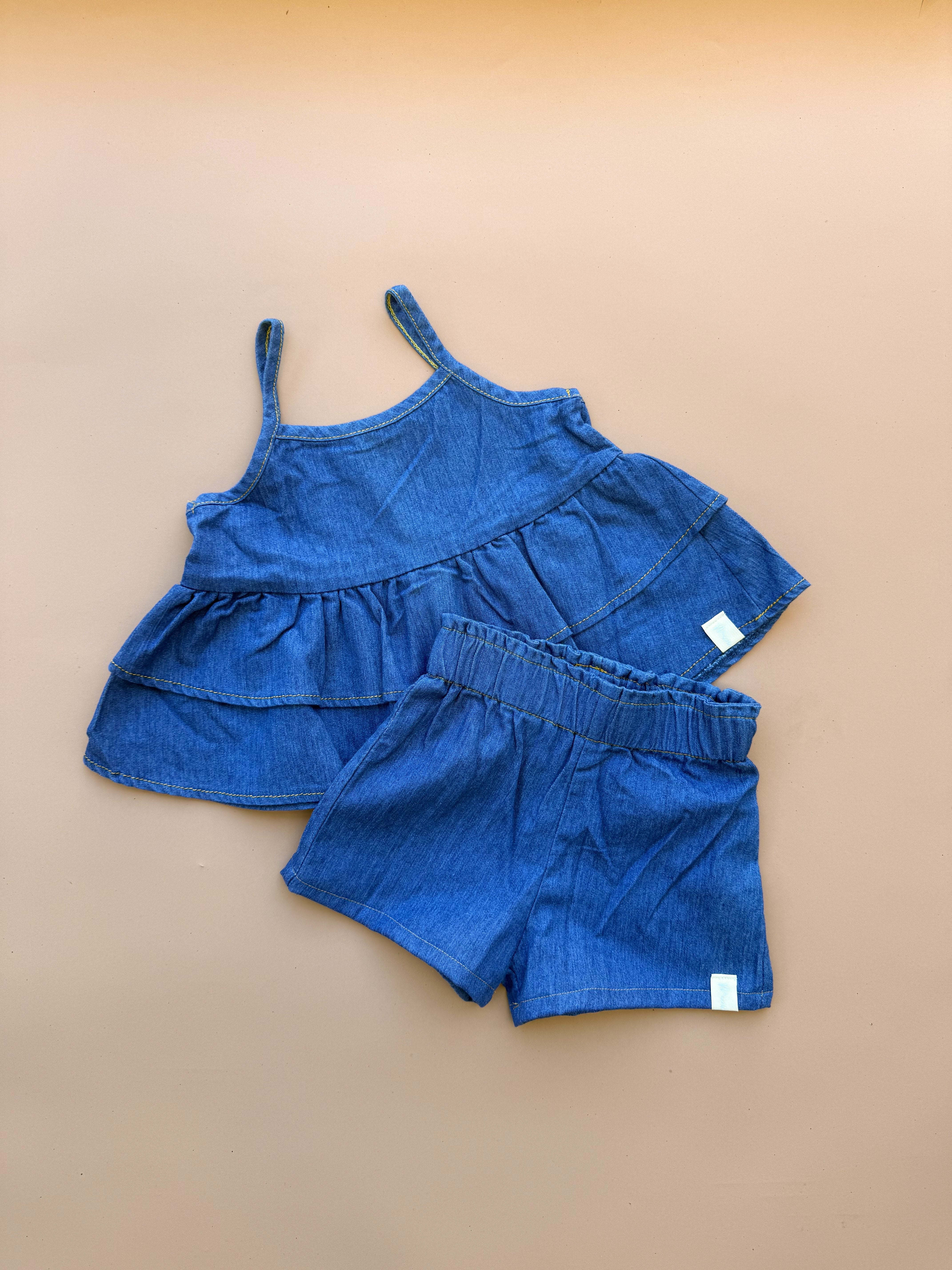 Tiah Denim Summer Set