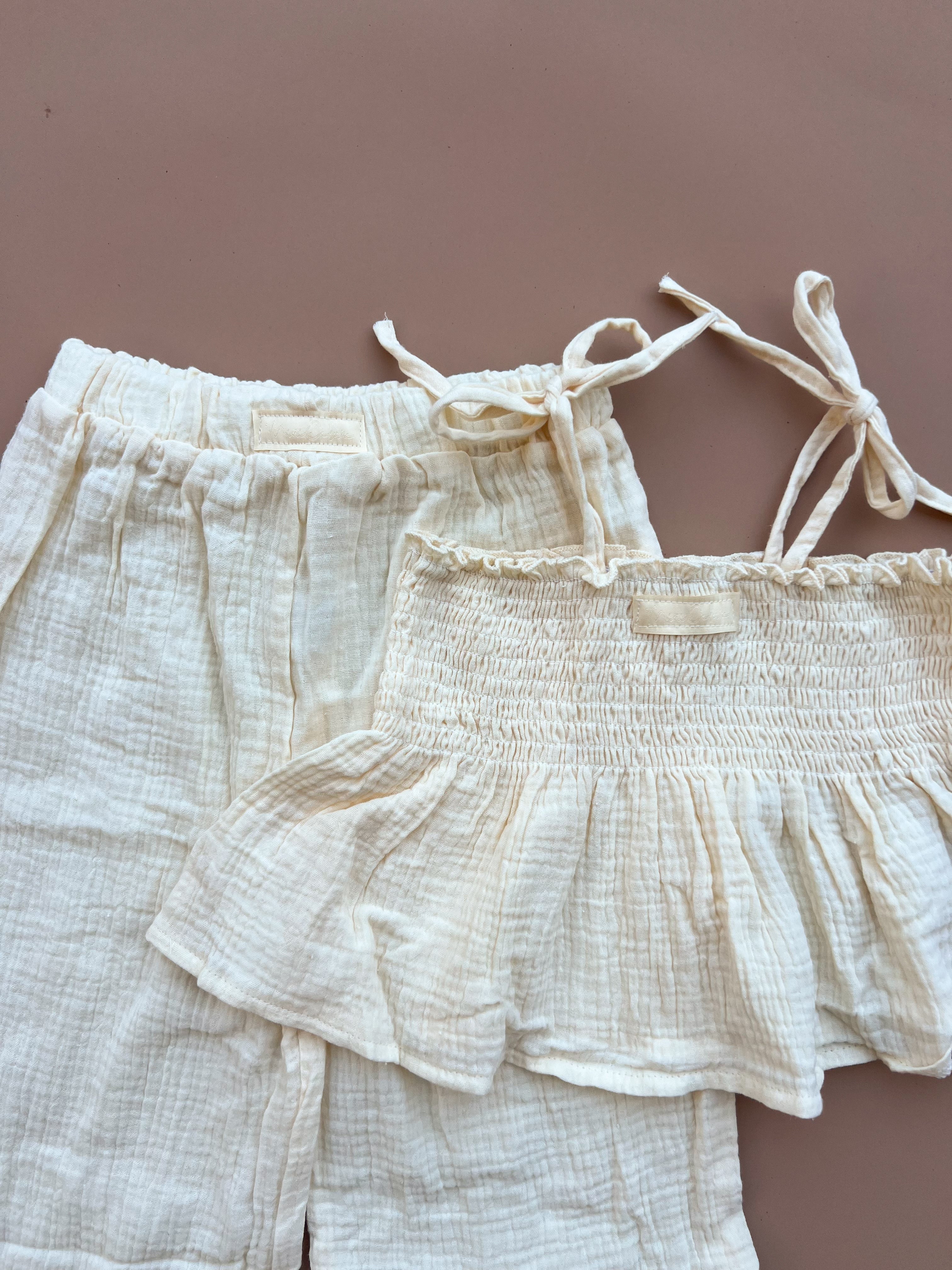 Cali Muslin Set - Buttercream