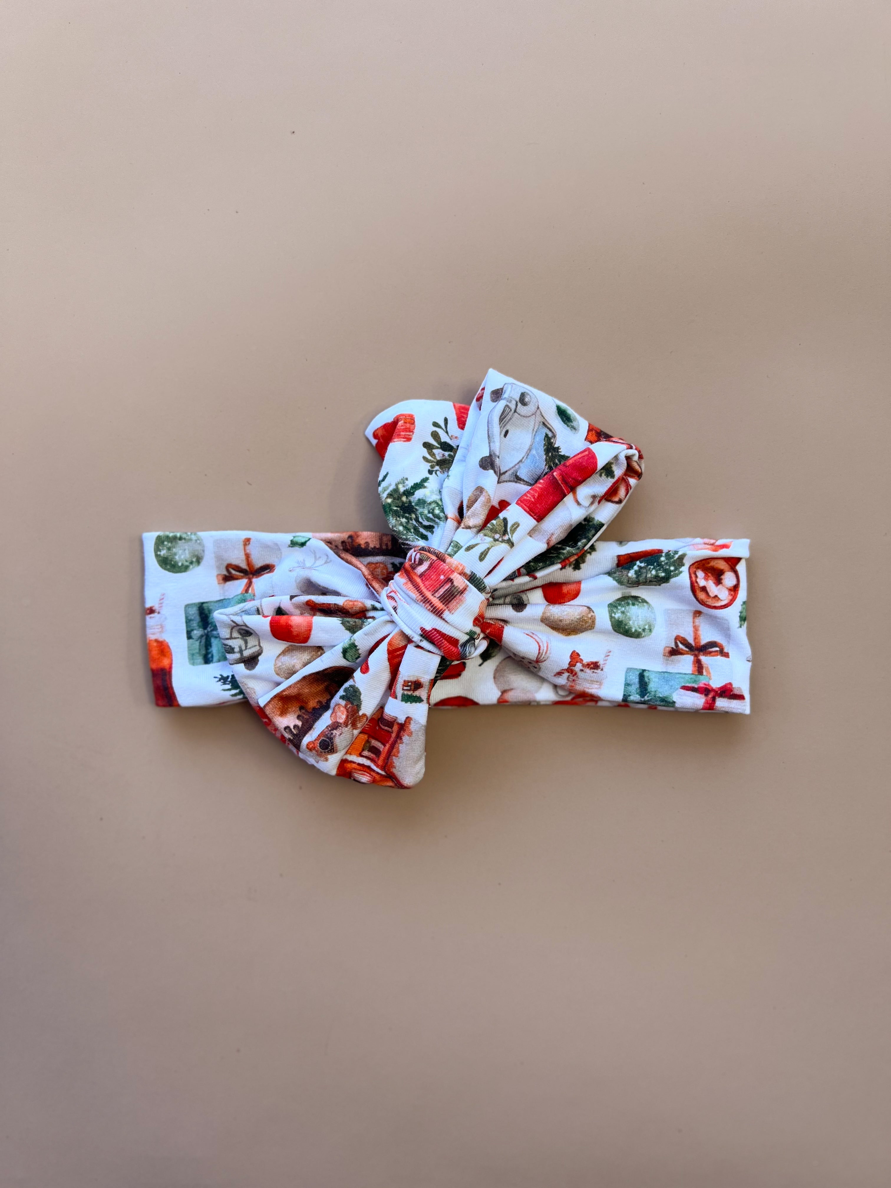Bow Head Wrap - Christmas Stories
