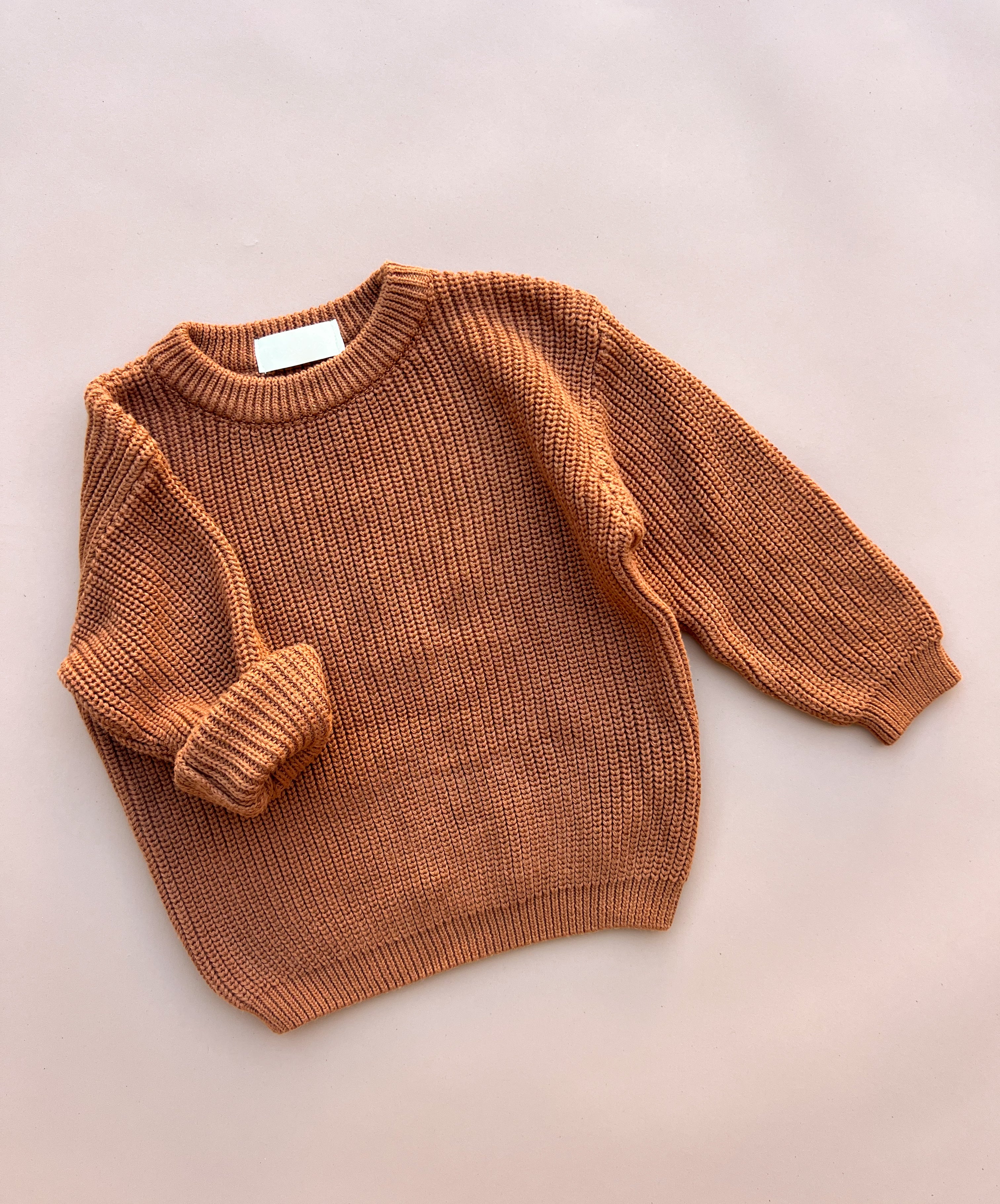Chunky Knit Sweater - Toffee