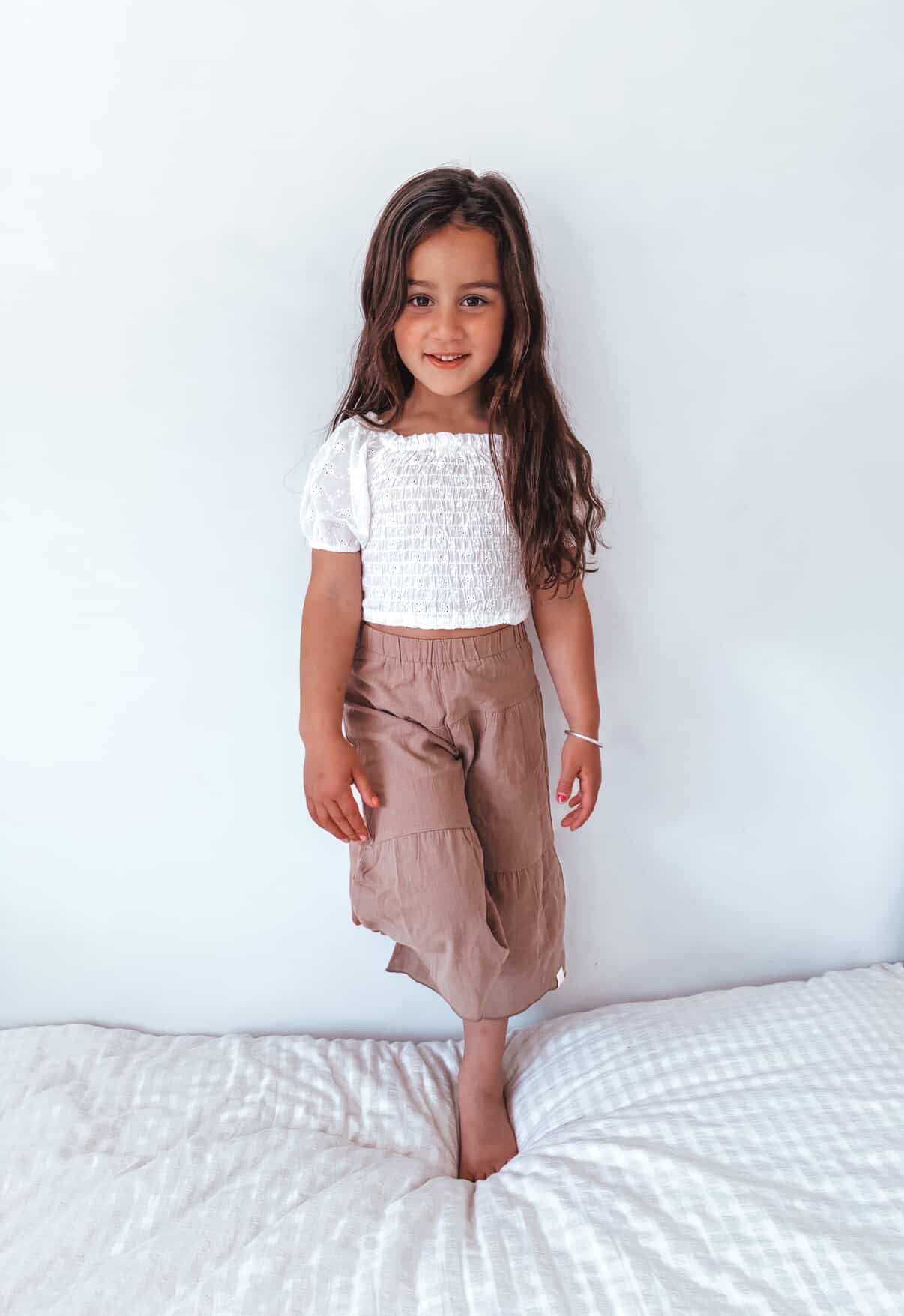 Evie Top - White Broderie