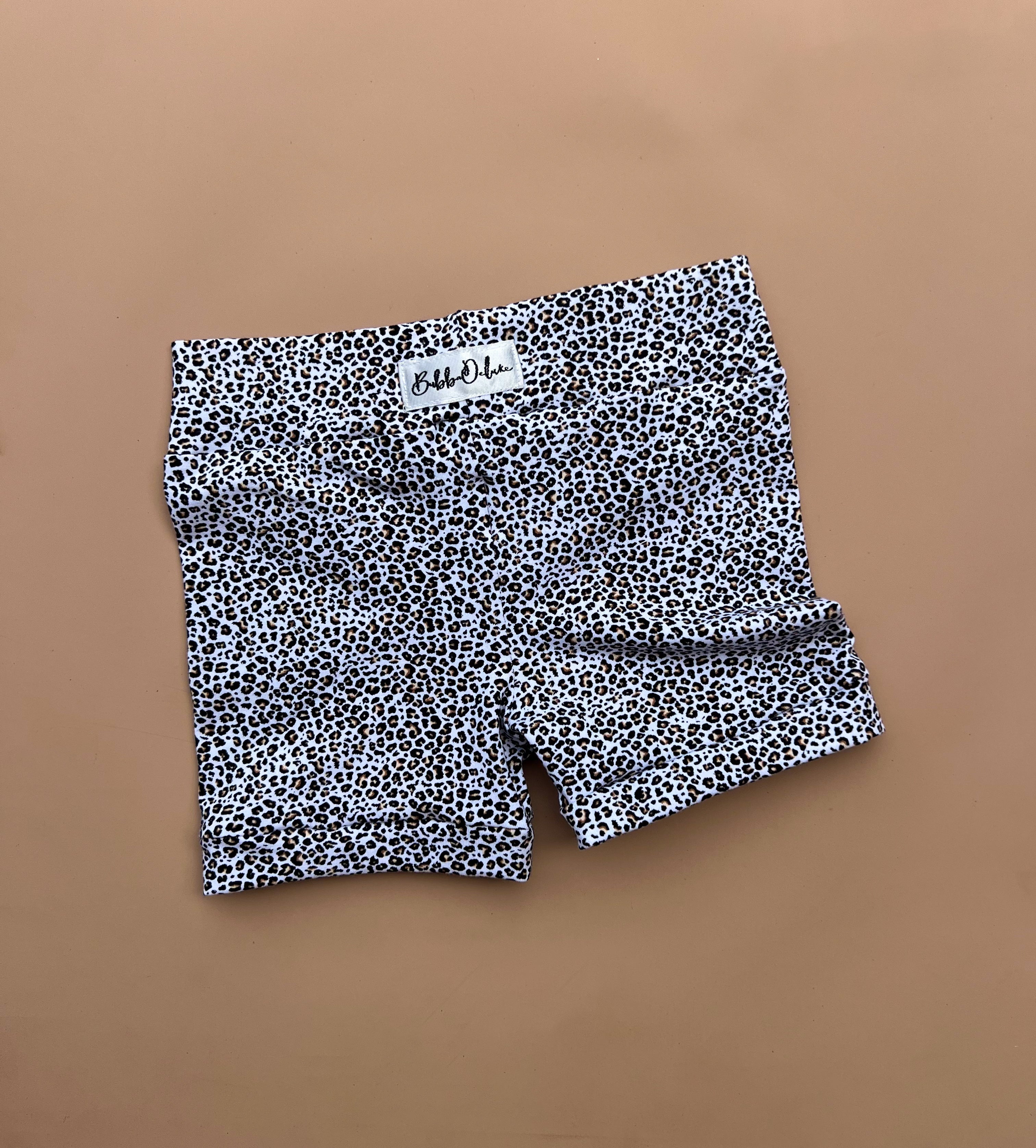 Bike Shorts - Mini Leopard