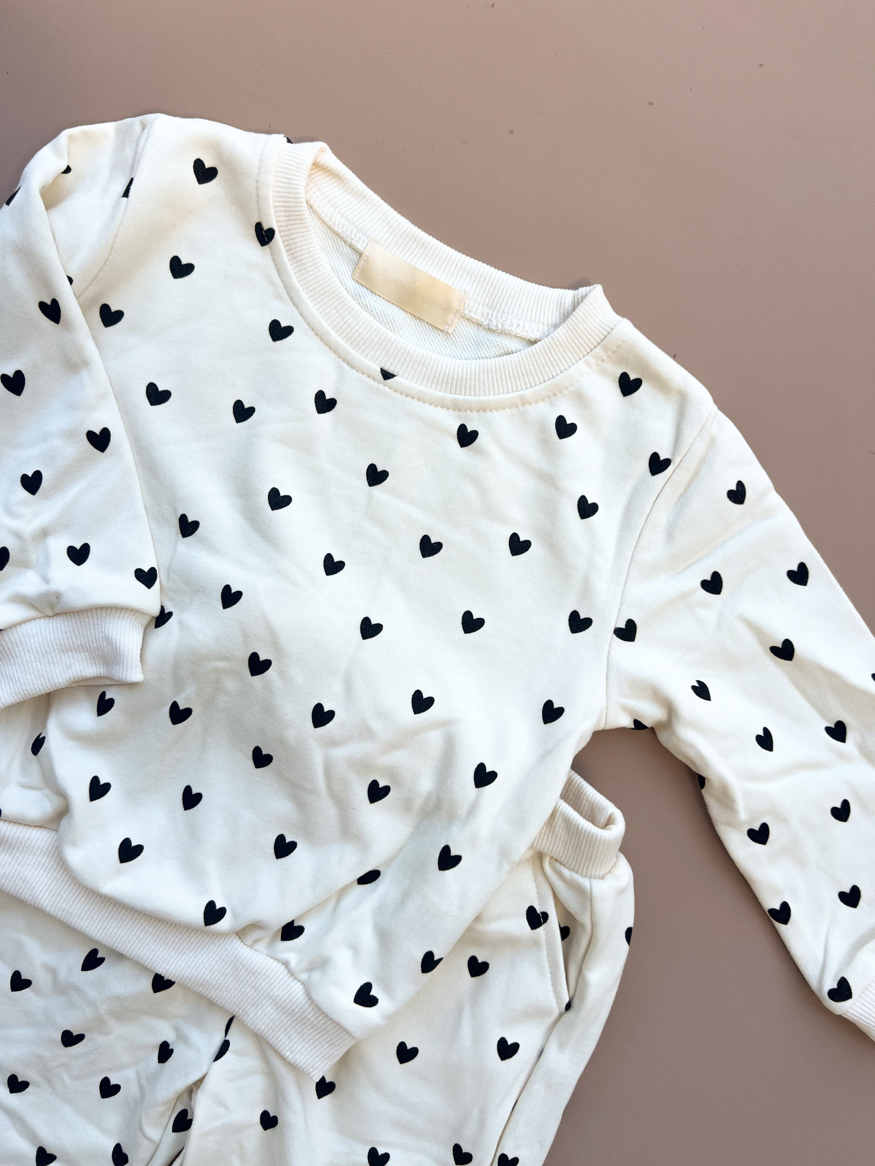 Hearts Track Set - Ivory & Black