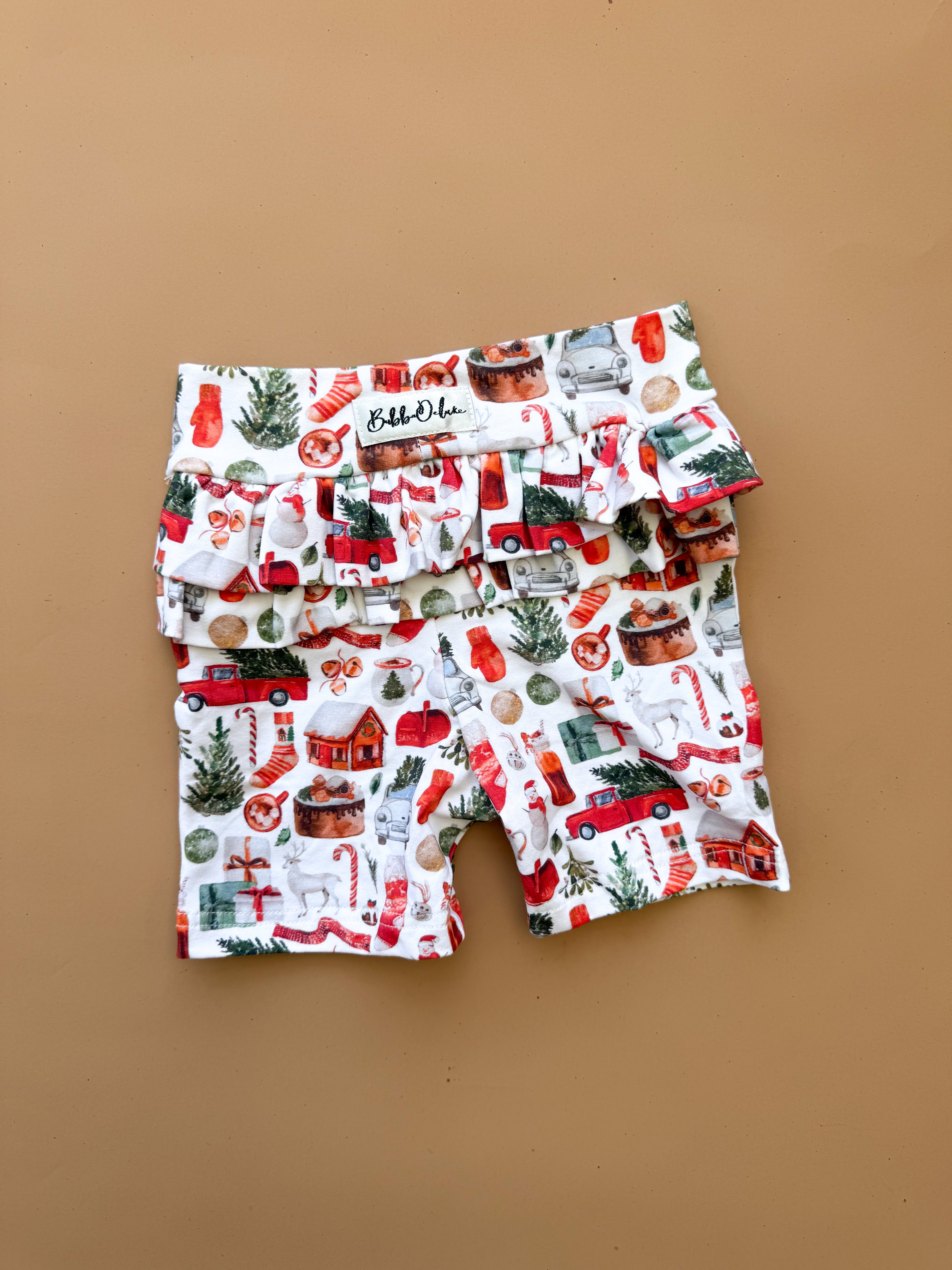 Frillie Bike Shorts - Christmas Stories