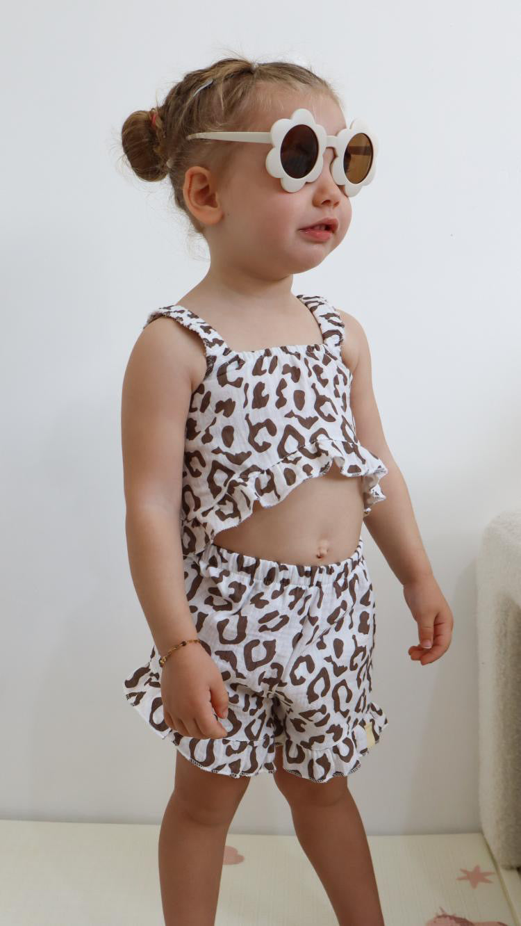 Zia Muslin Set - Leopard