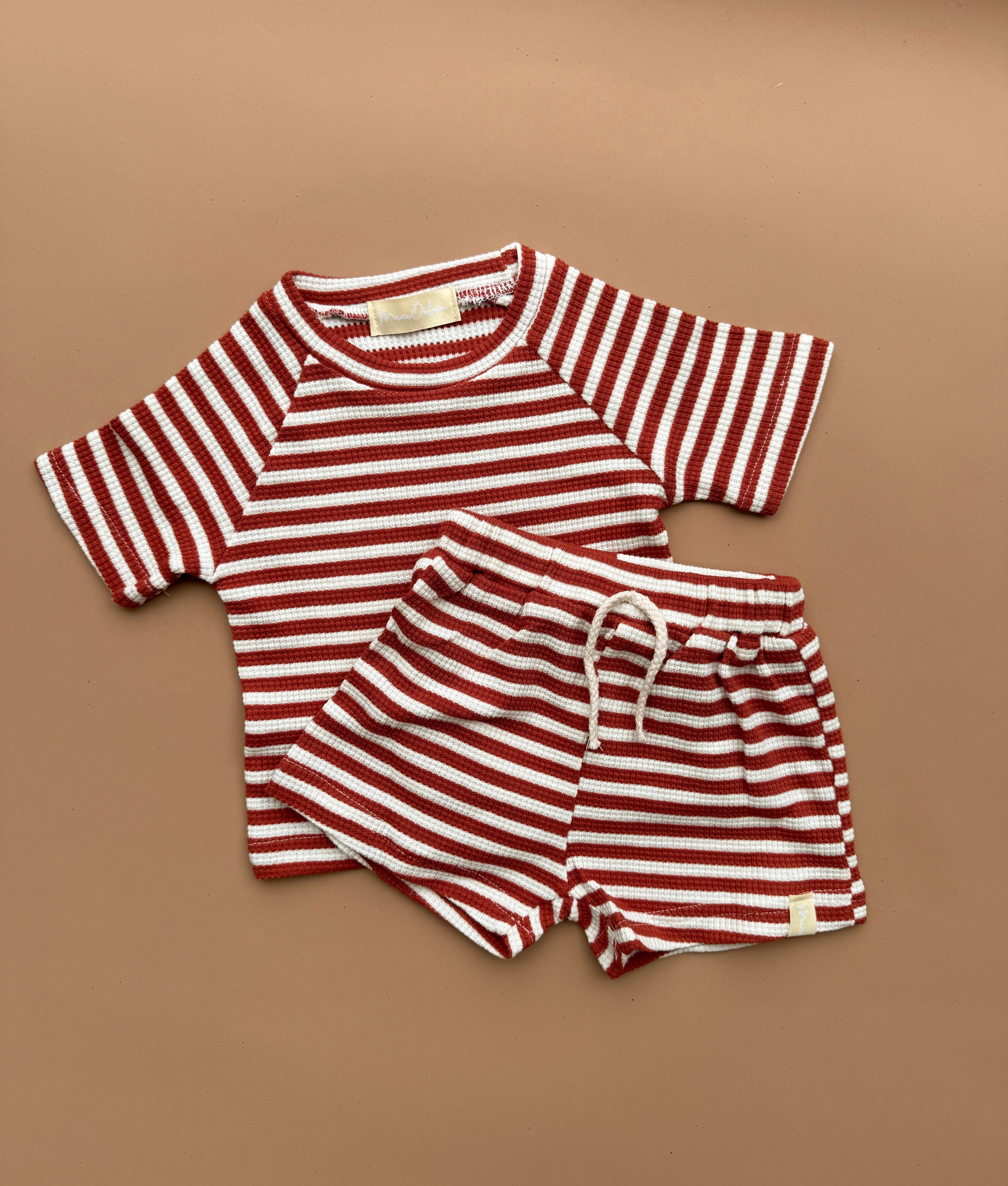 Augie Set - Rust Stripe