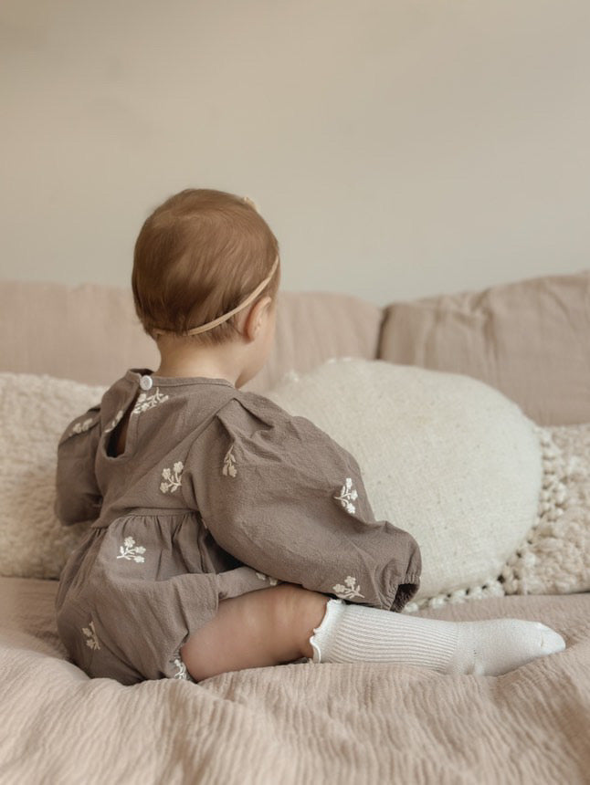 Lily Romper - Taupe