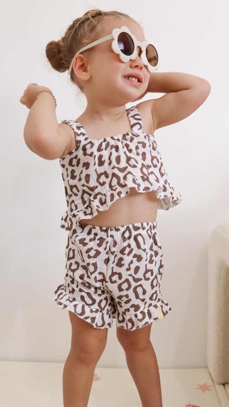 Zia Muslin Set - Leopard