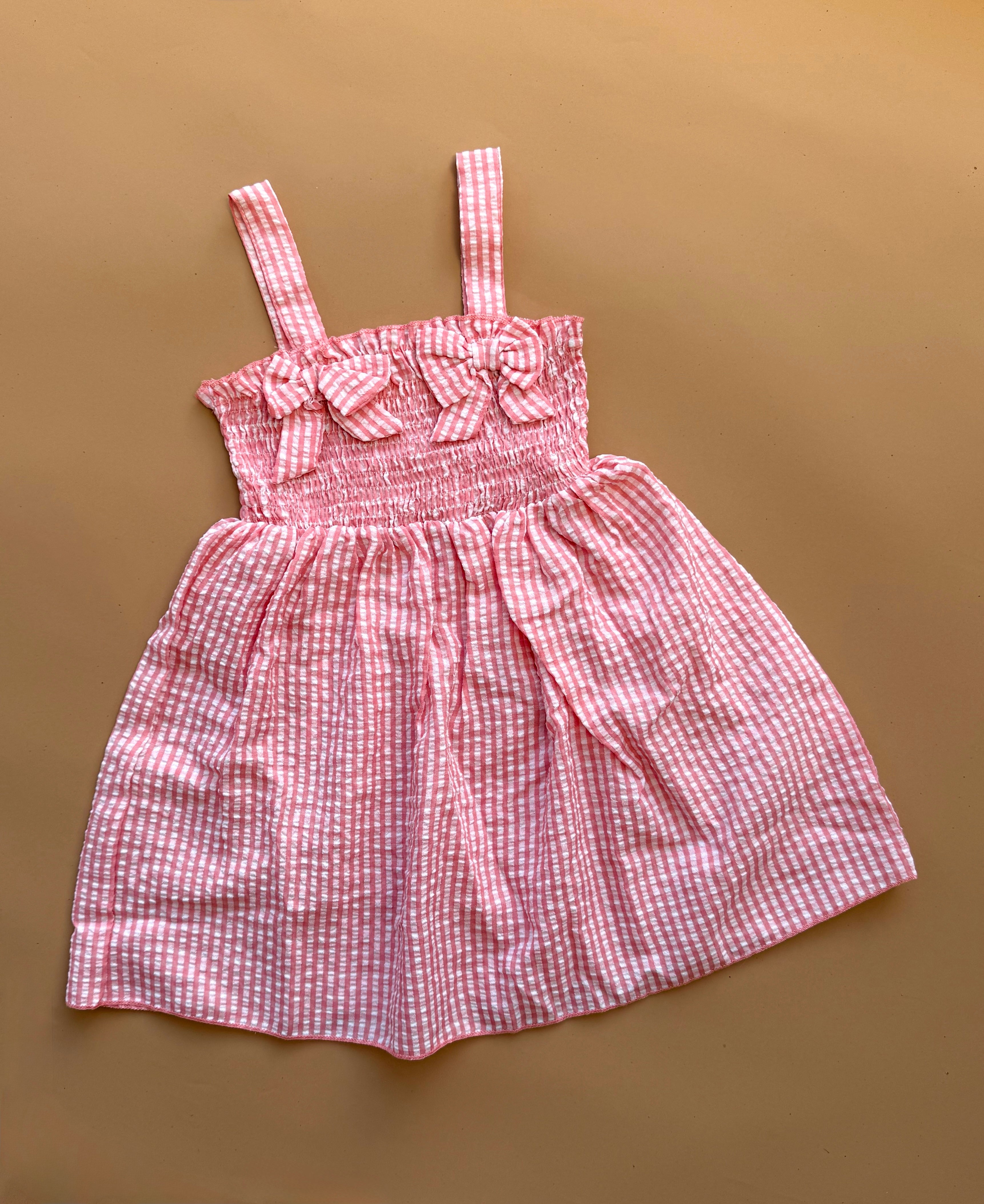 Mimi Dress - Strawberry Gingham