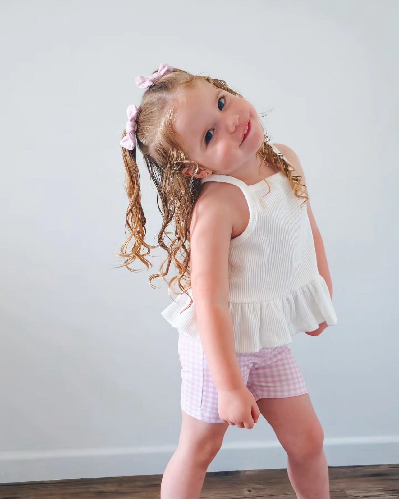 BASICS Peplum Singlet - Coconut