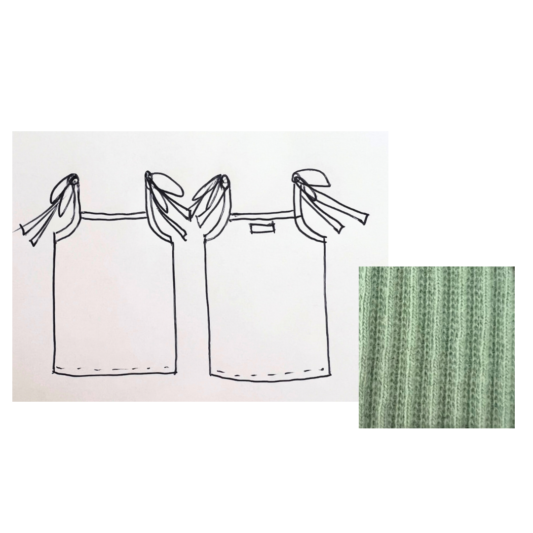BASICS Tie Shoulder Singlet - Spearmint