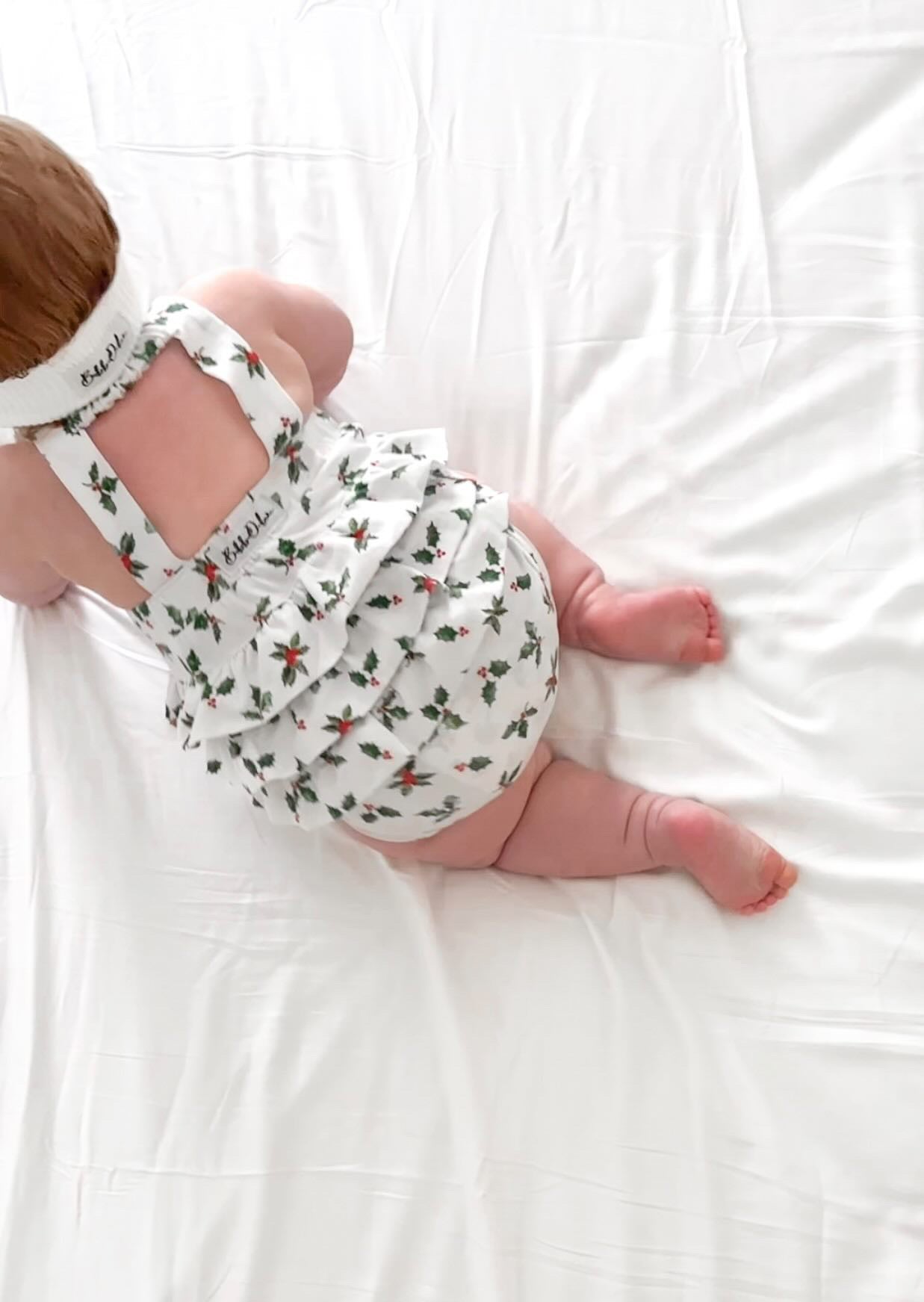 Chloe Romper - Holly Jolly