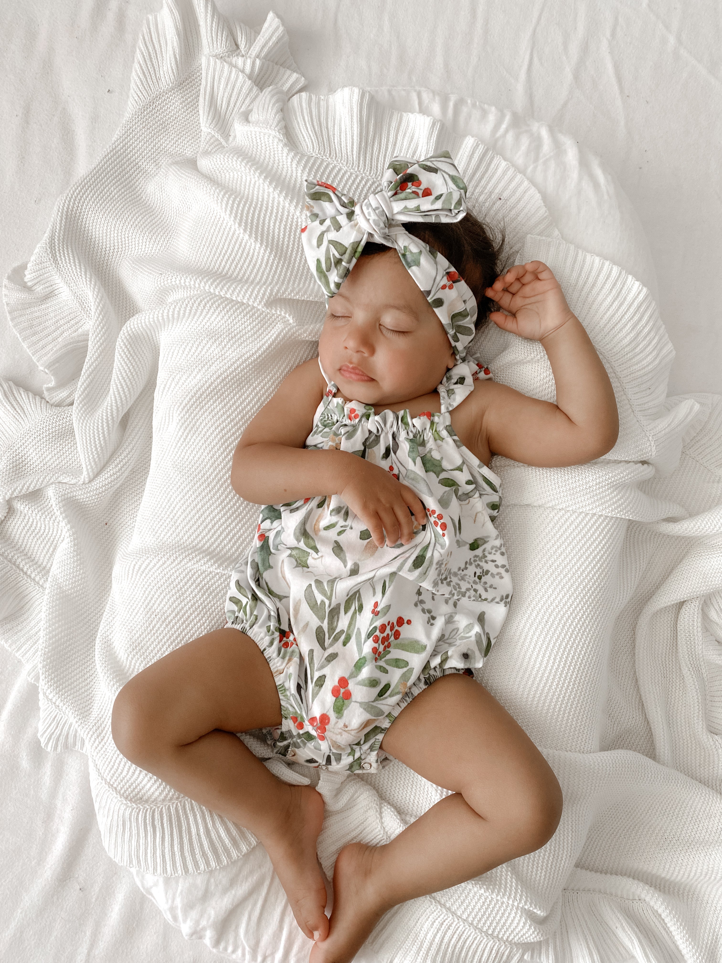Tilly Romper - Festive Floral