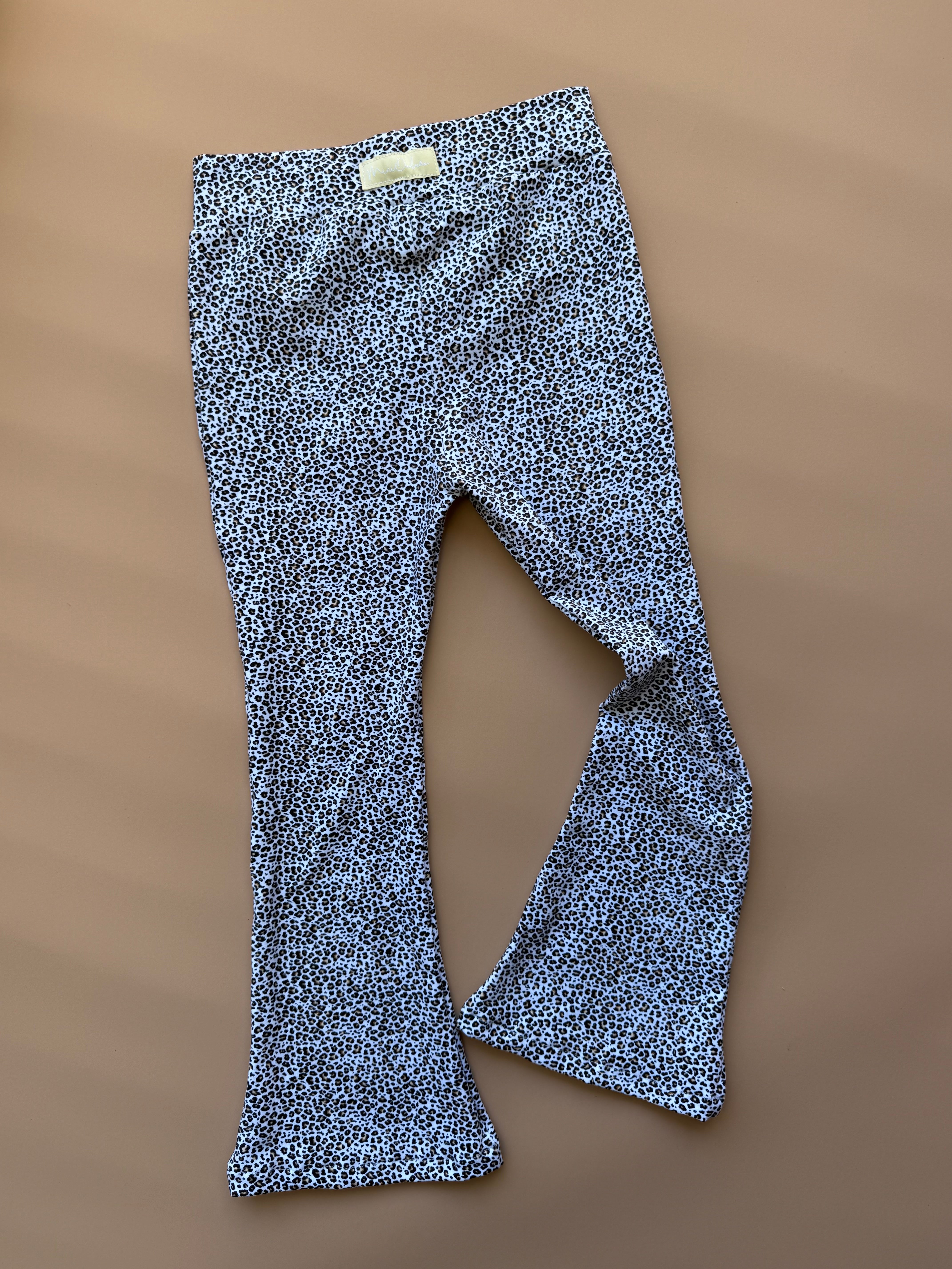 Classic Flare Leggings  - Mini Leopard (Made to Order)