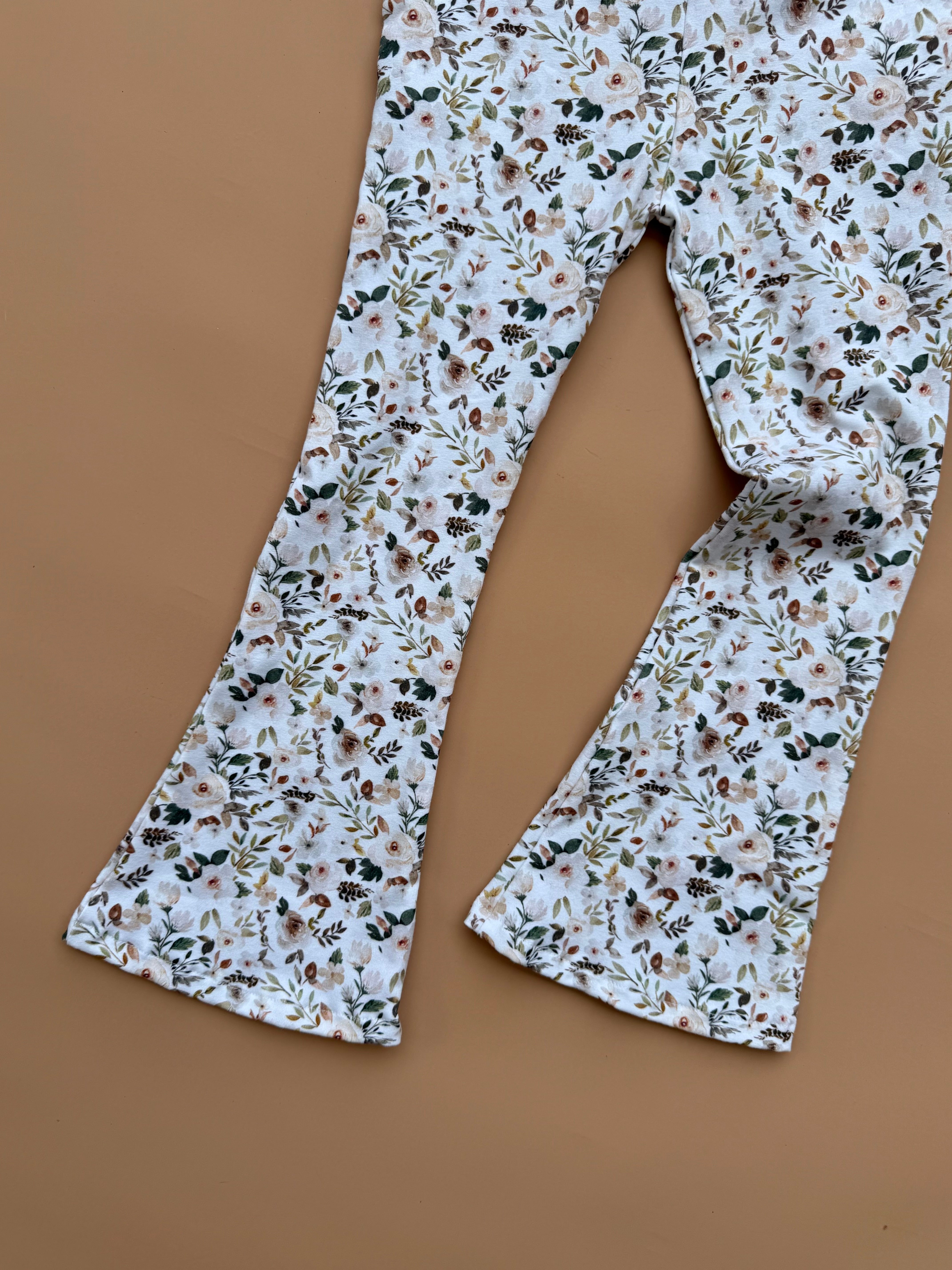 Classic Flare Leggings - Forest Floral (Made to Order)