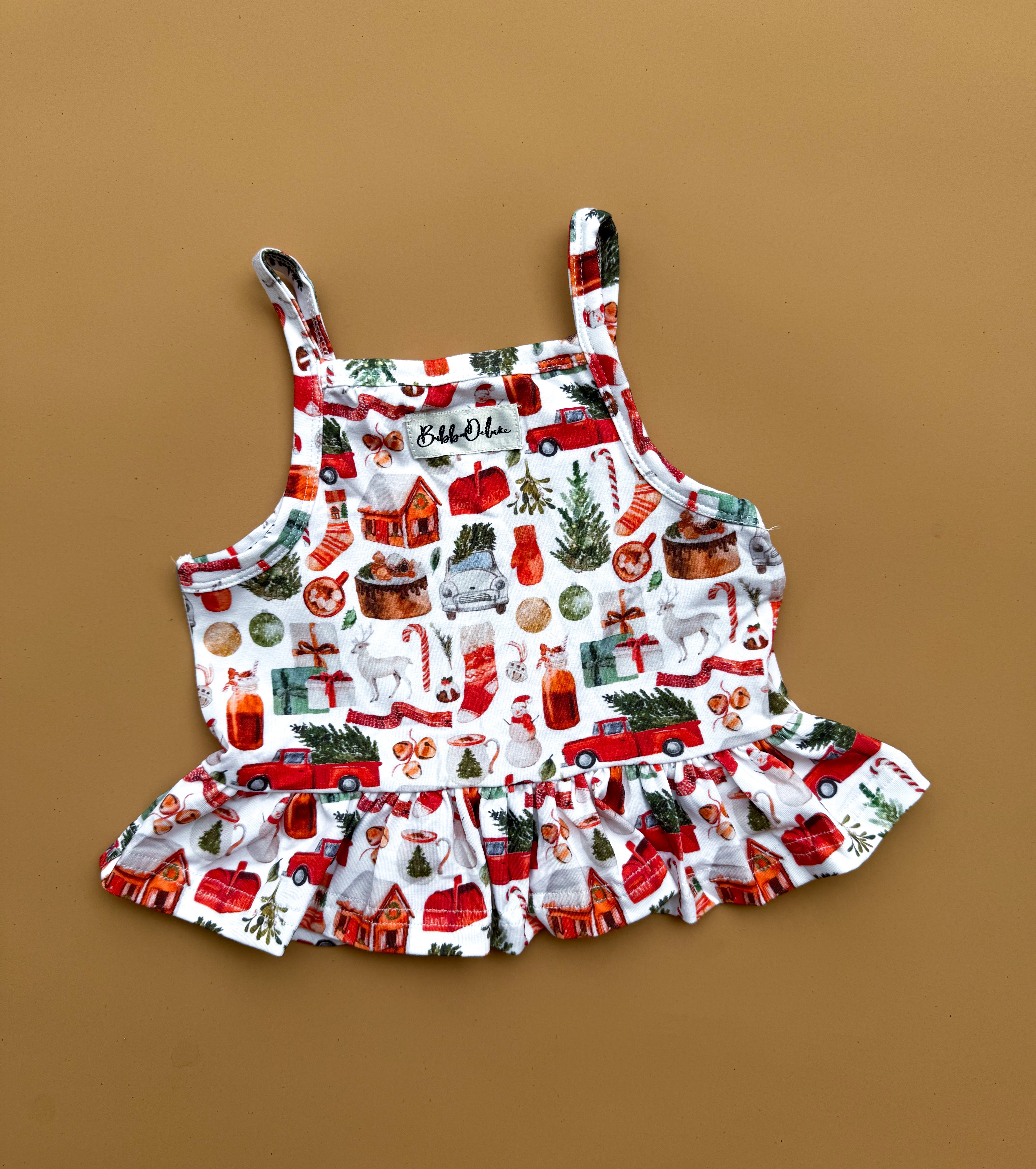 Peplum Singlet - Christmas Stories