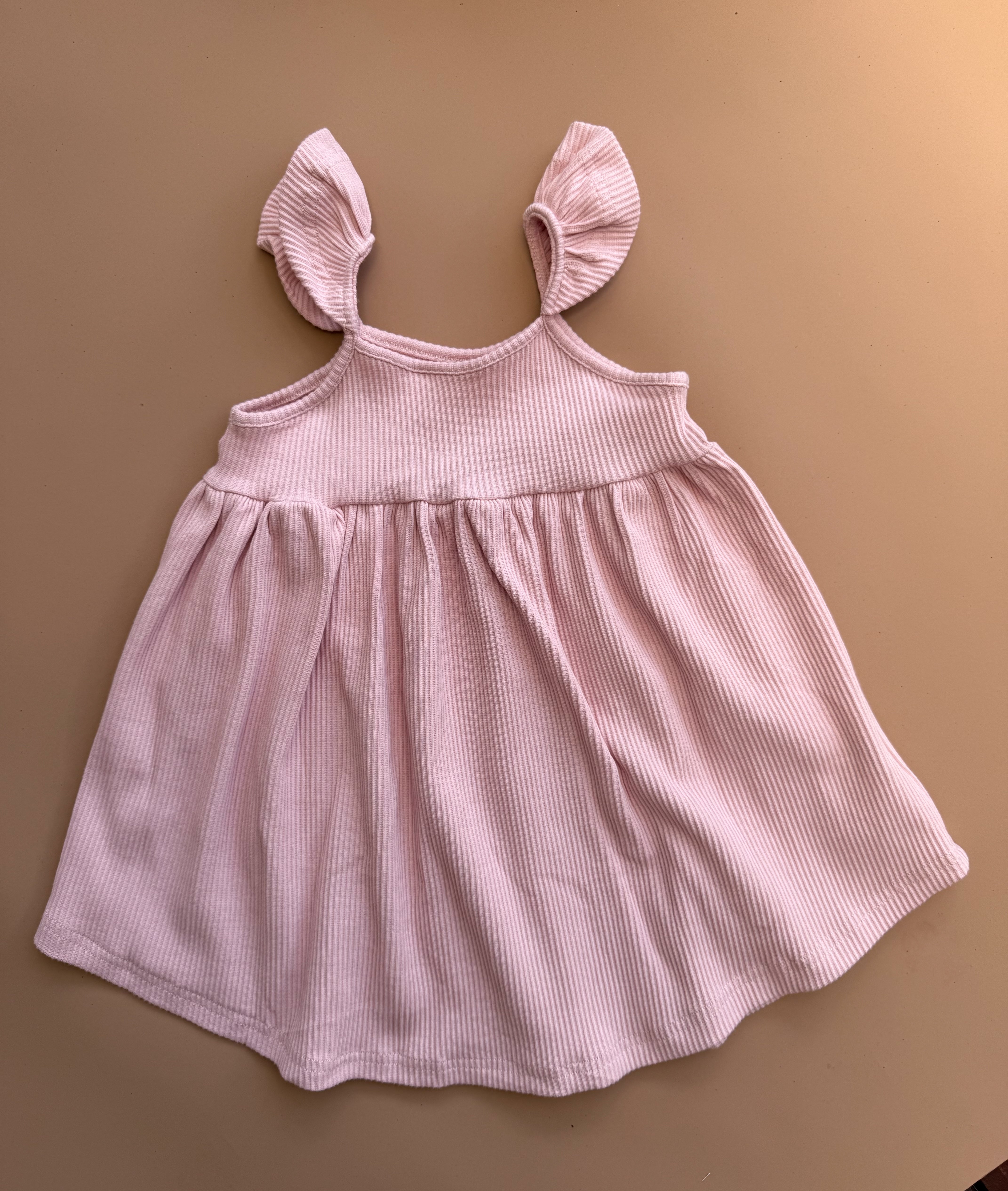 Kiara Dress - Posy Pink Rib