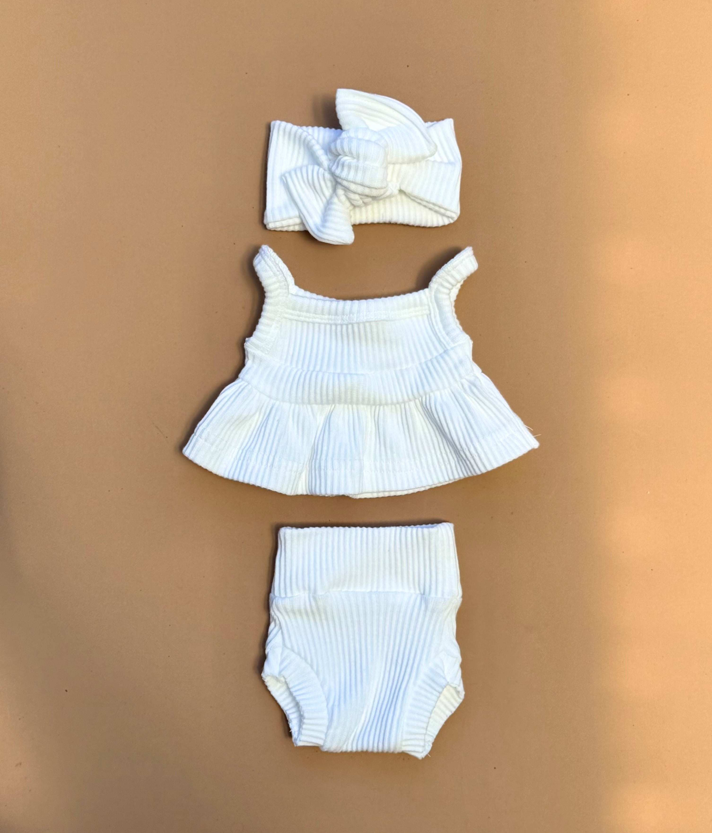 Doll Outfit Set - Coconut Rib