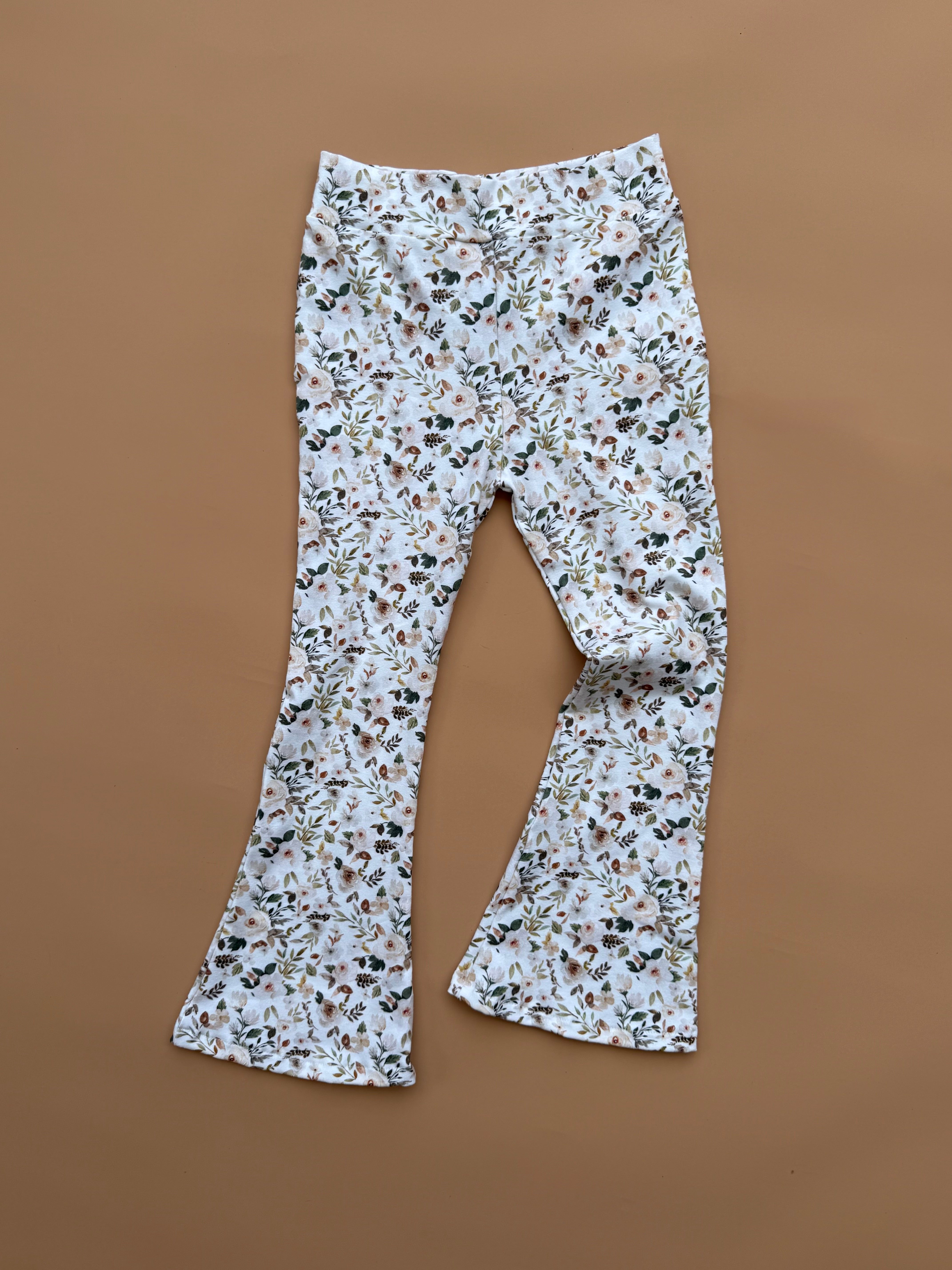 Classic Flare Leggings - Forest Floral (Made to Order)