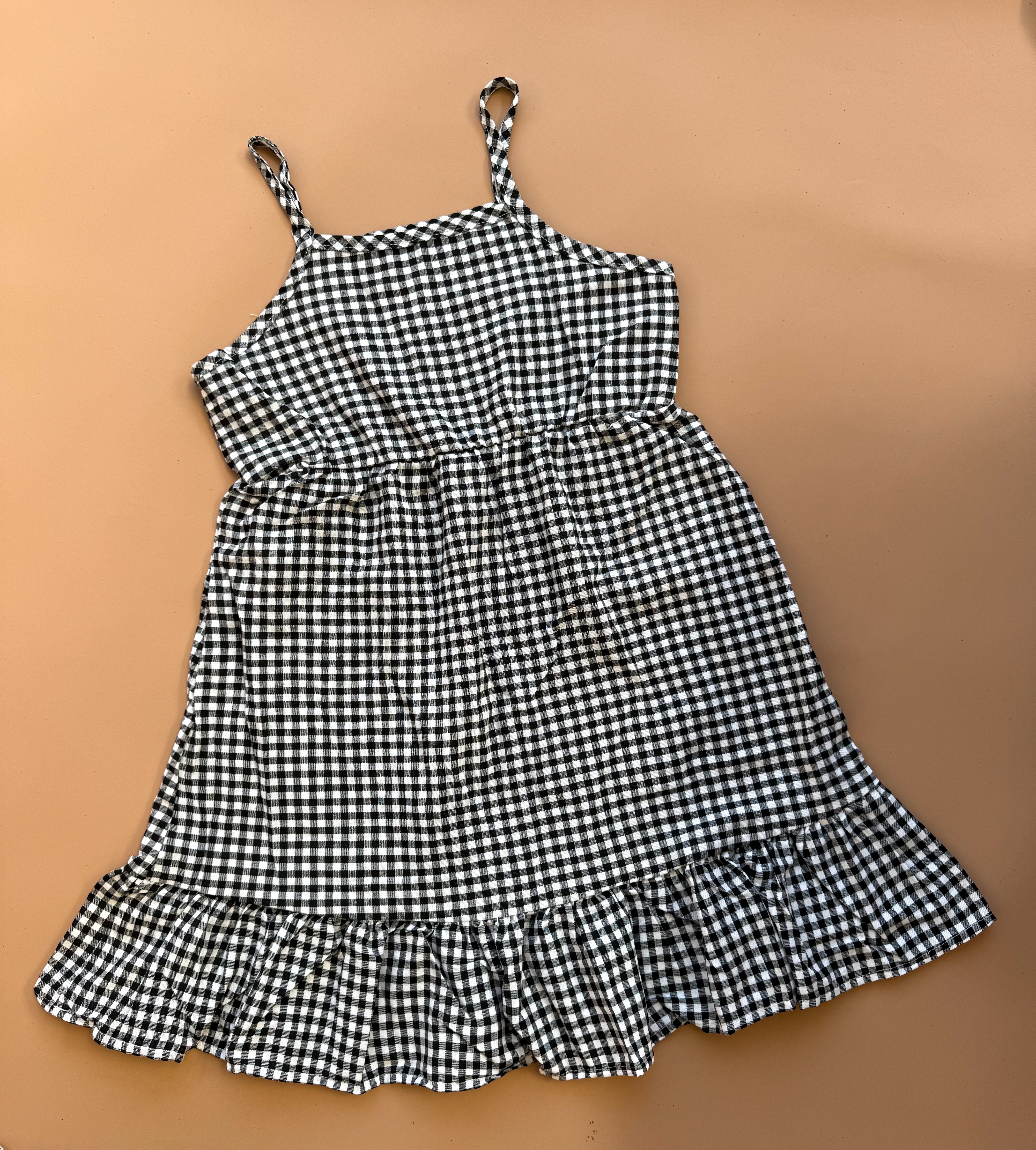 Nellie Dress - Black Gingham
