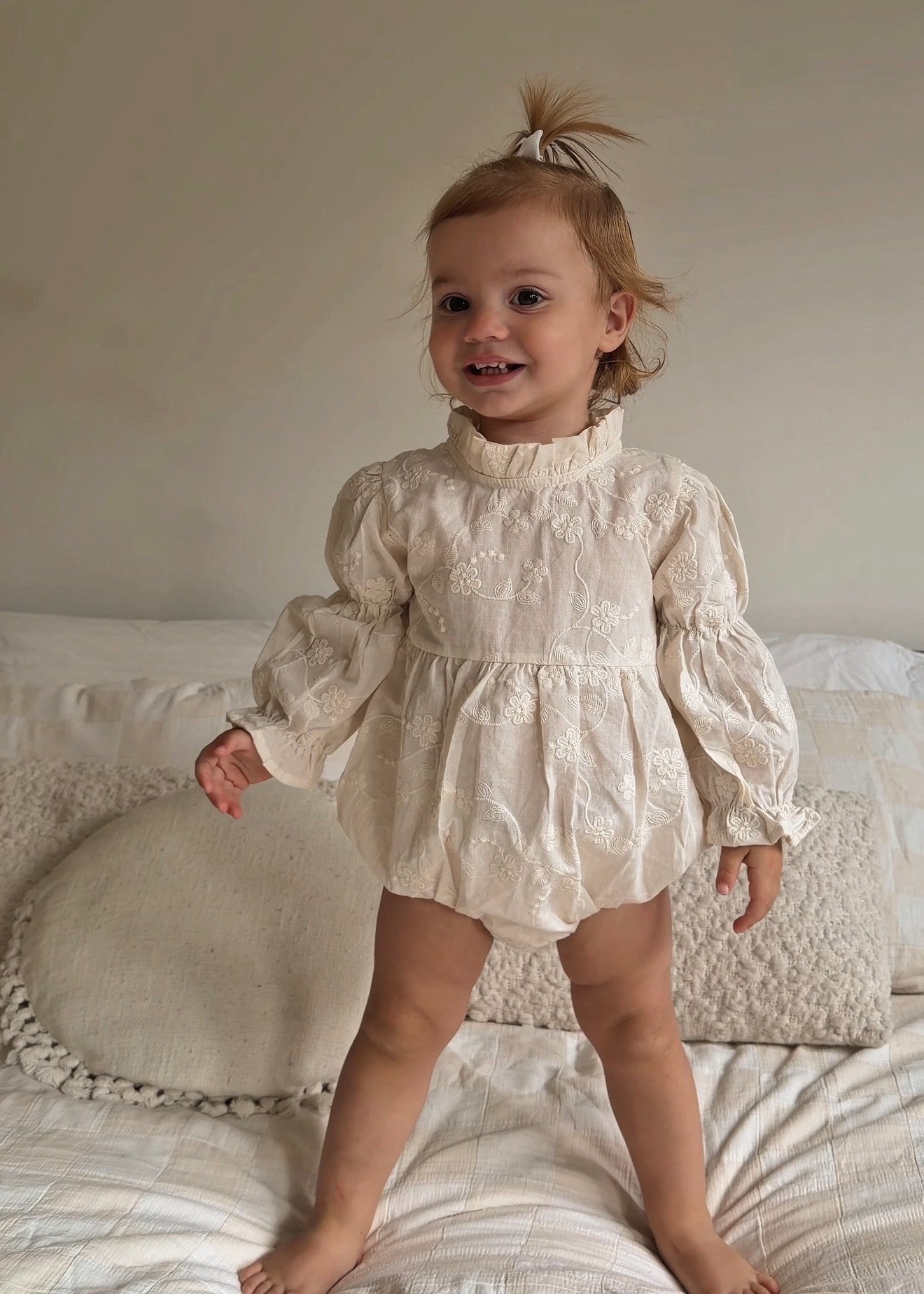 Charlotte Romper - Cream