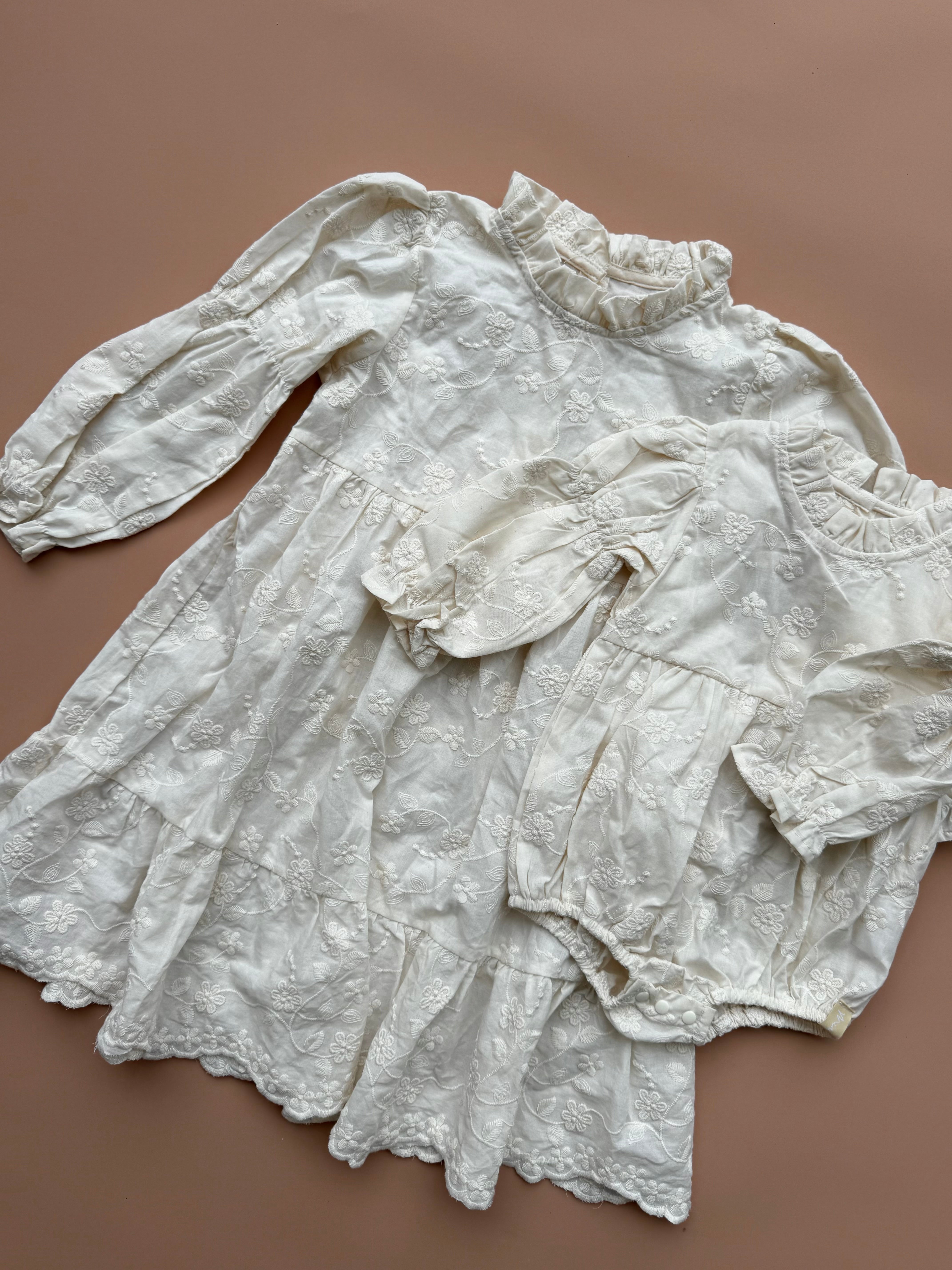 Charlotte Romper - Cream (Made to Order)