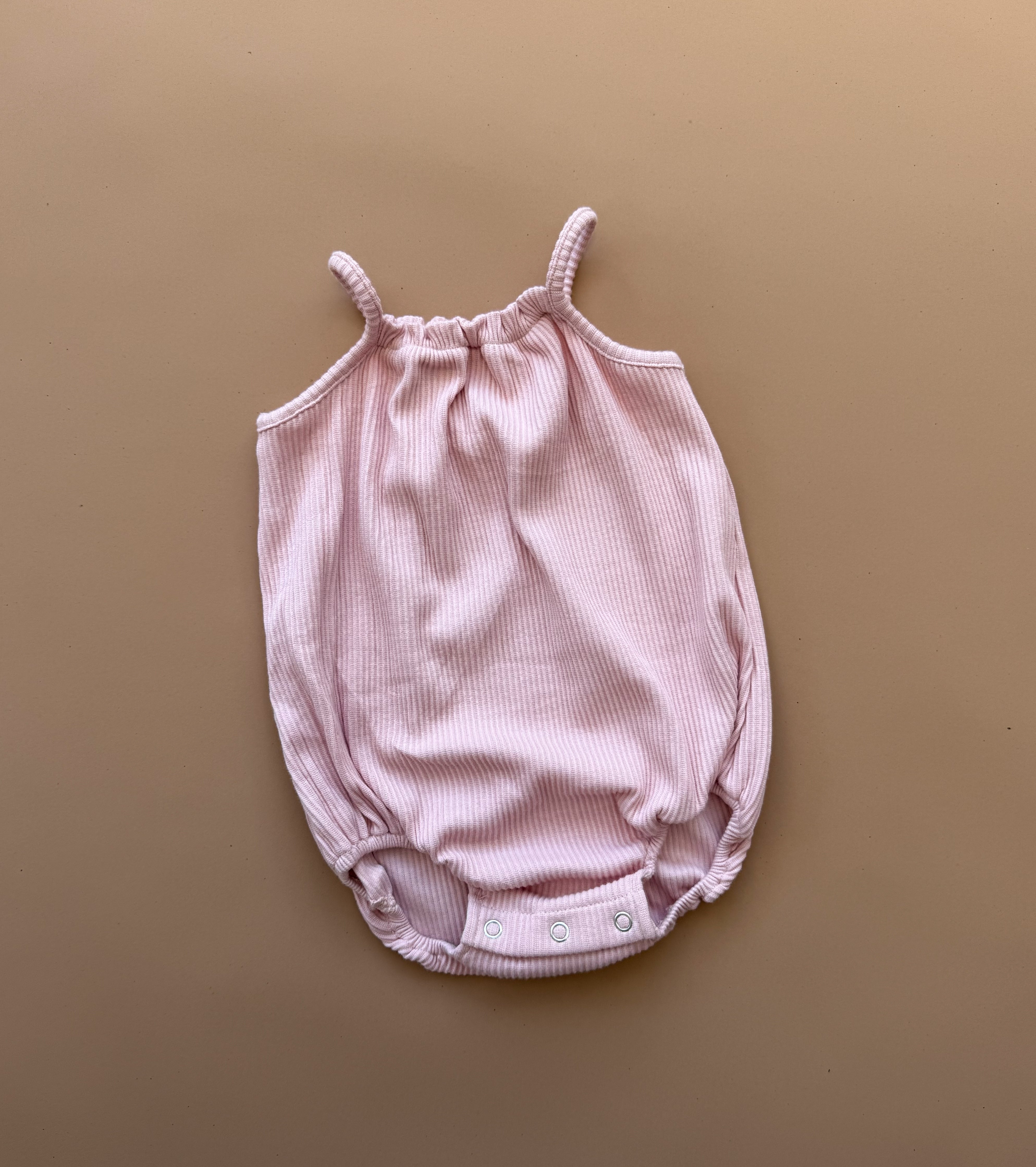 Jovie Romper - Posy Pink Rib