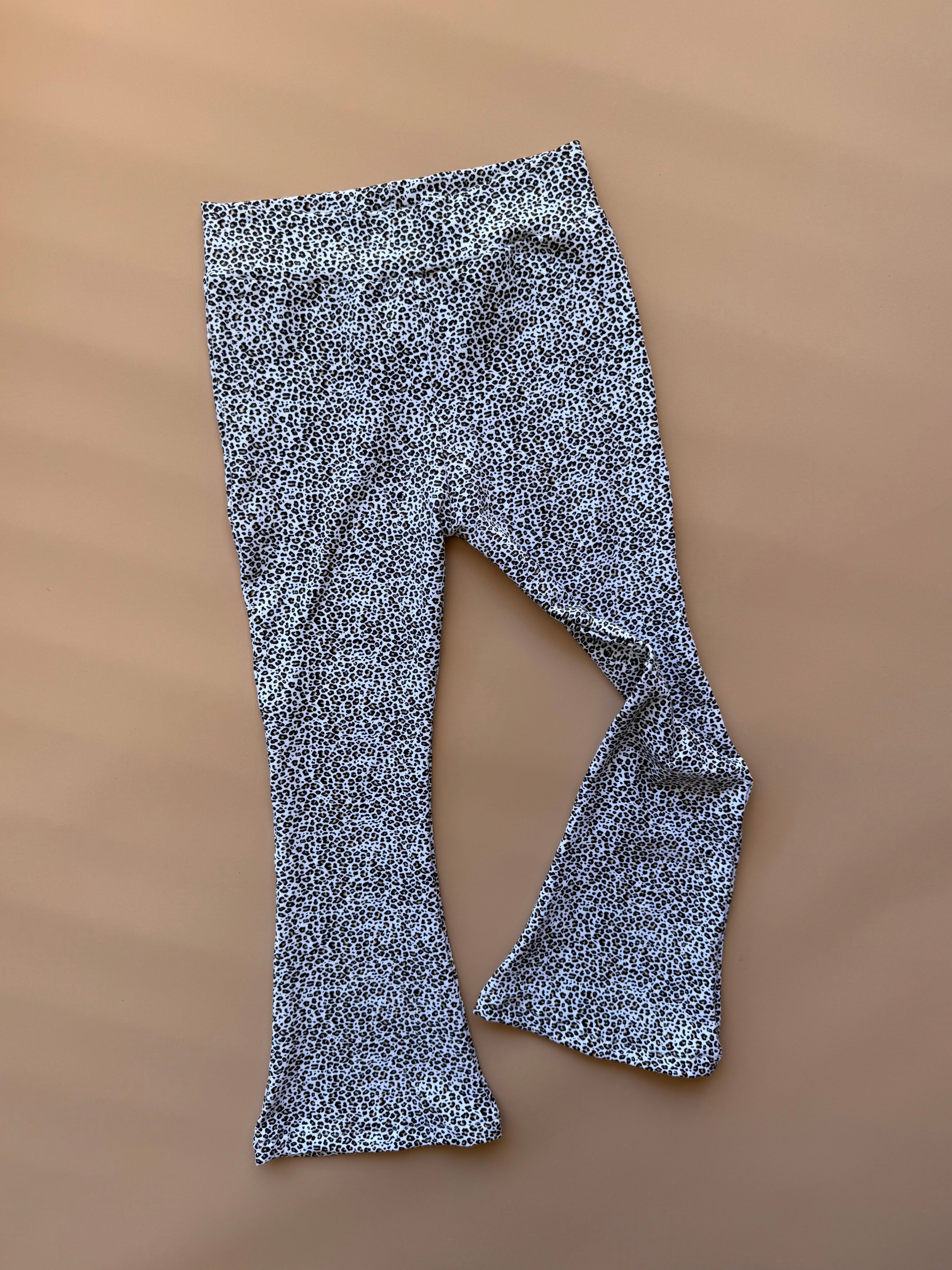 Classic Flare Leggings  - Mini Leopard (Made to Order)