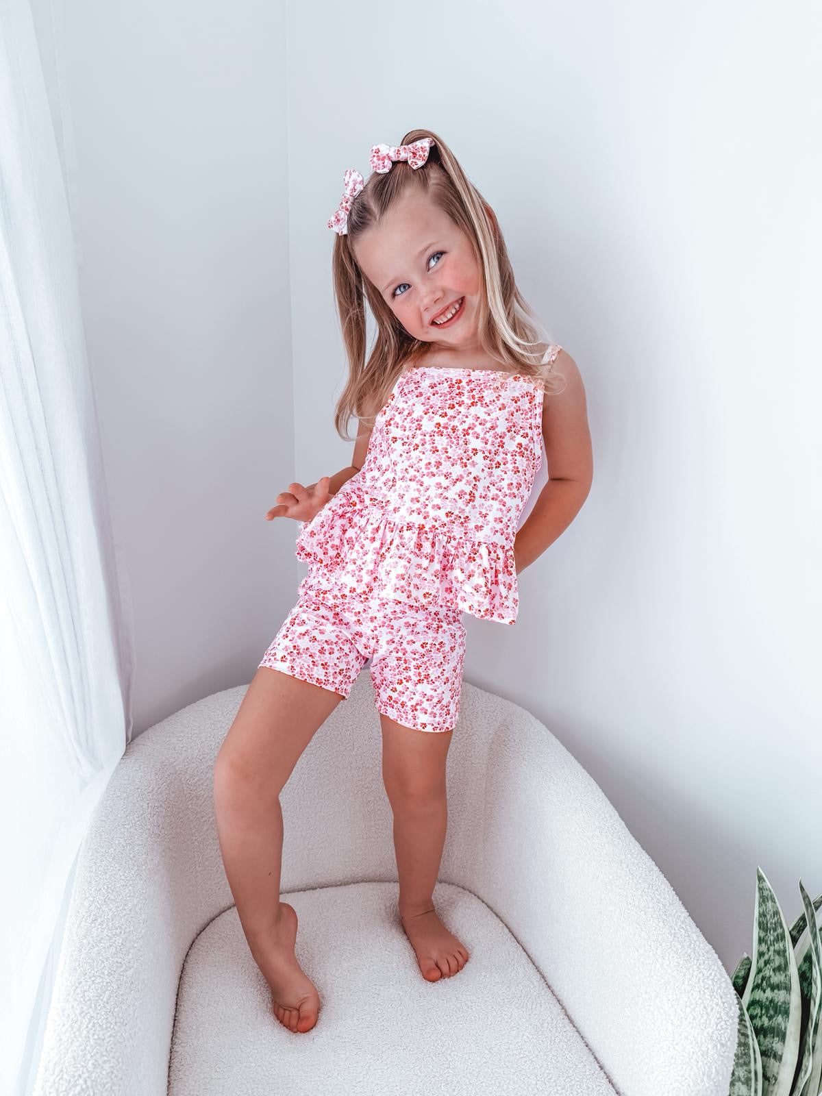 Peplum Singlet - Aurora Floral