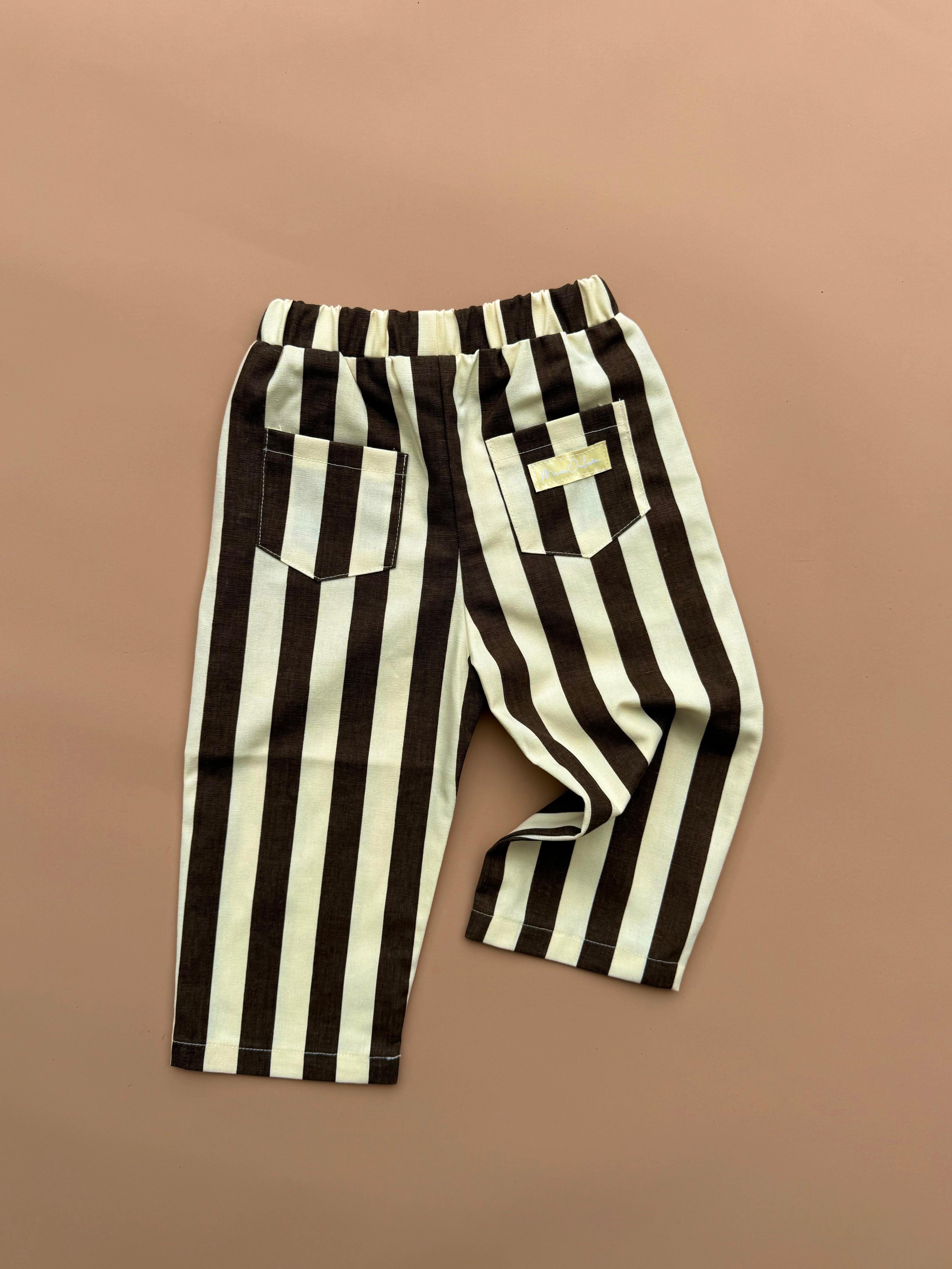 Charlie Pant - Chocolate Stripe