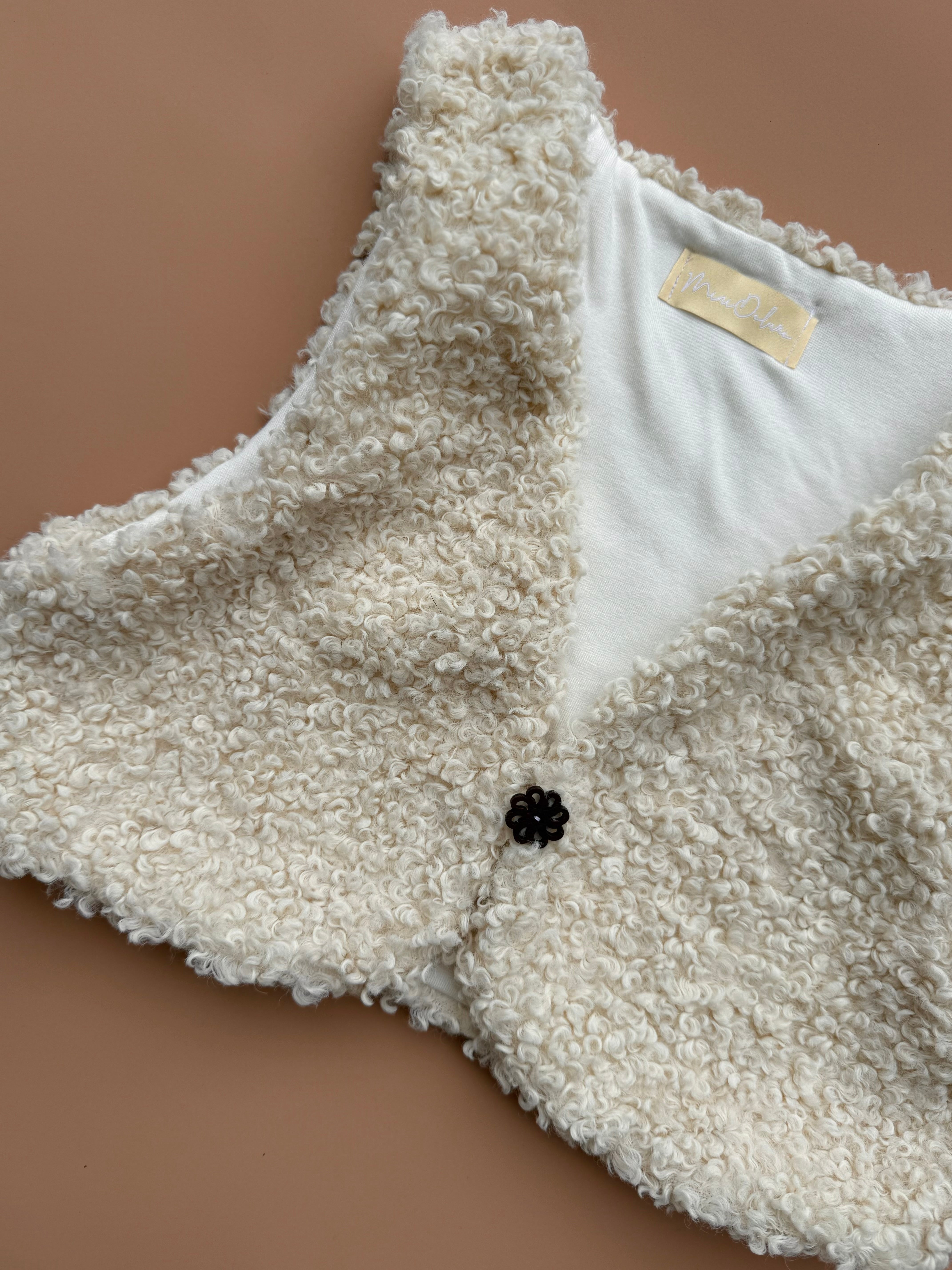 Cropped Vest - Faux Lamb (Made to Order)