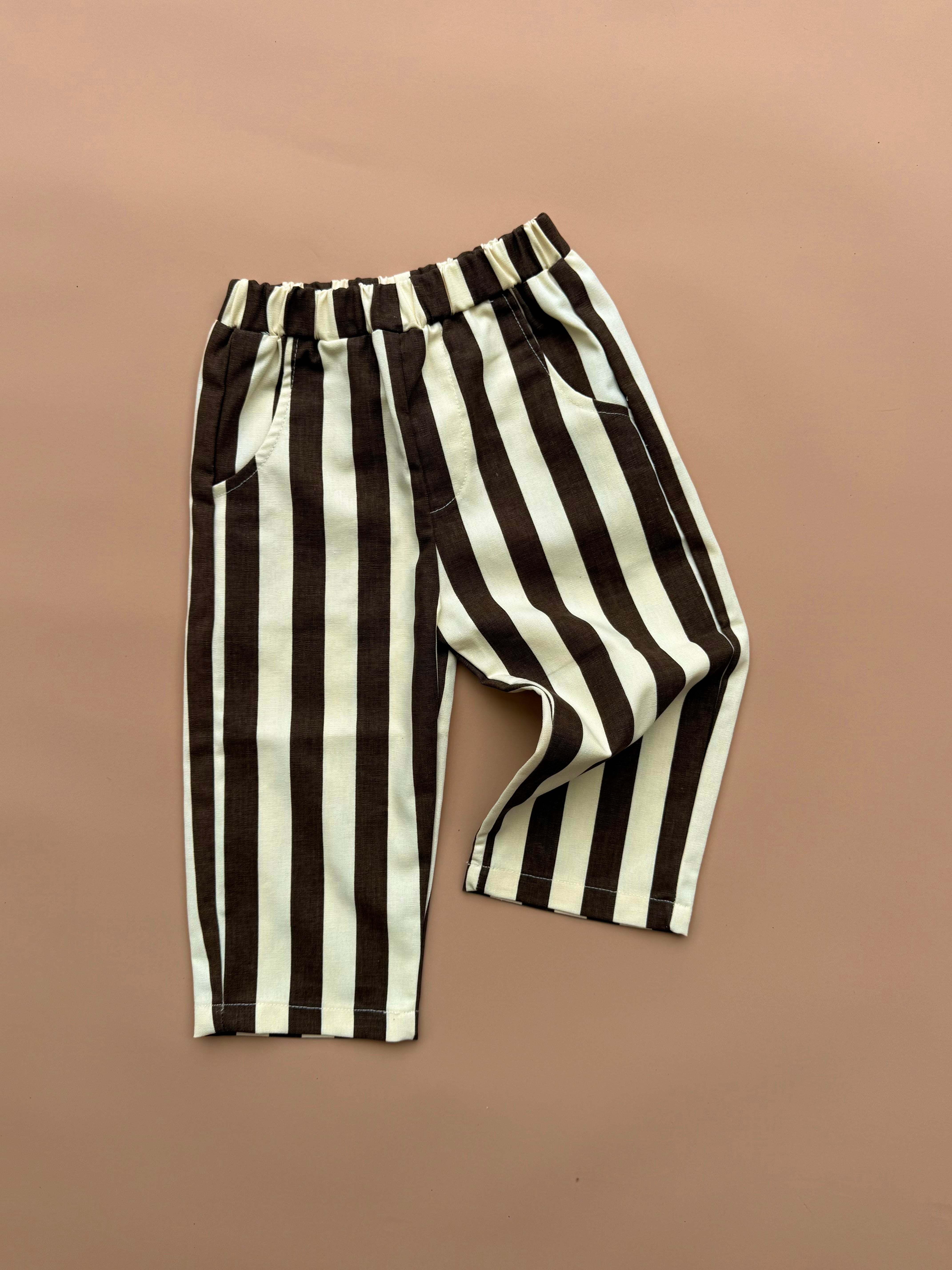 Charlie Pant - Chocolate Stripe