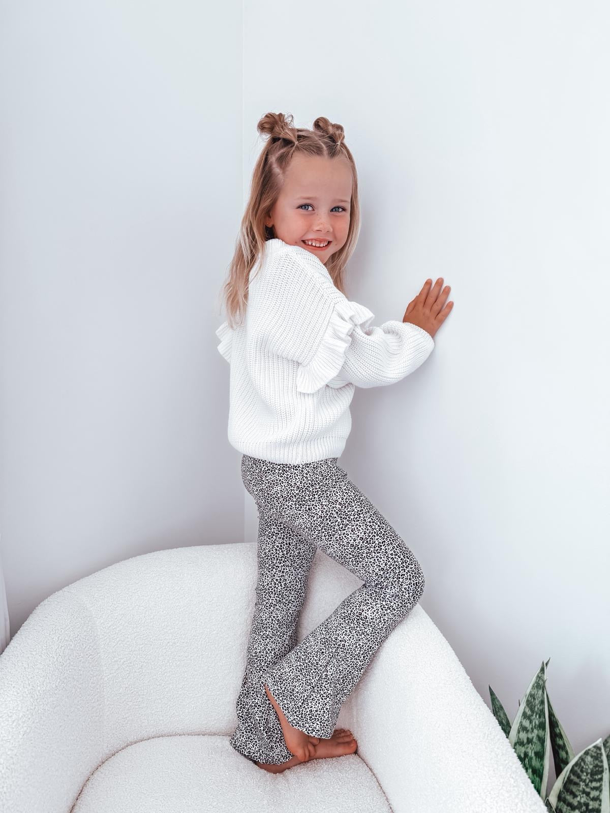 Classic Flare Leggings  - Mini Leopard (Made to Order)