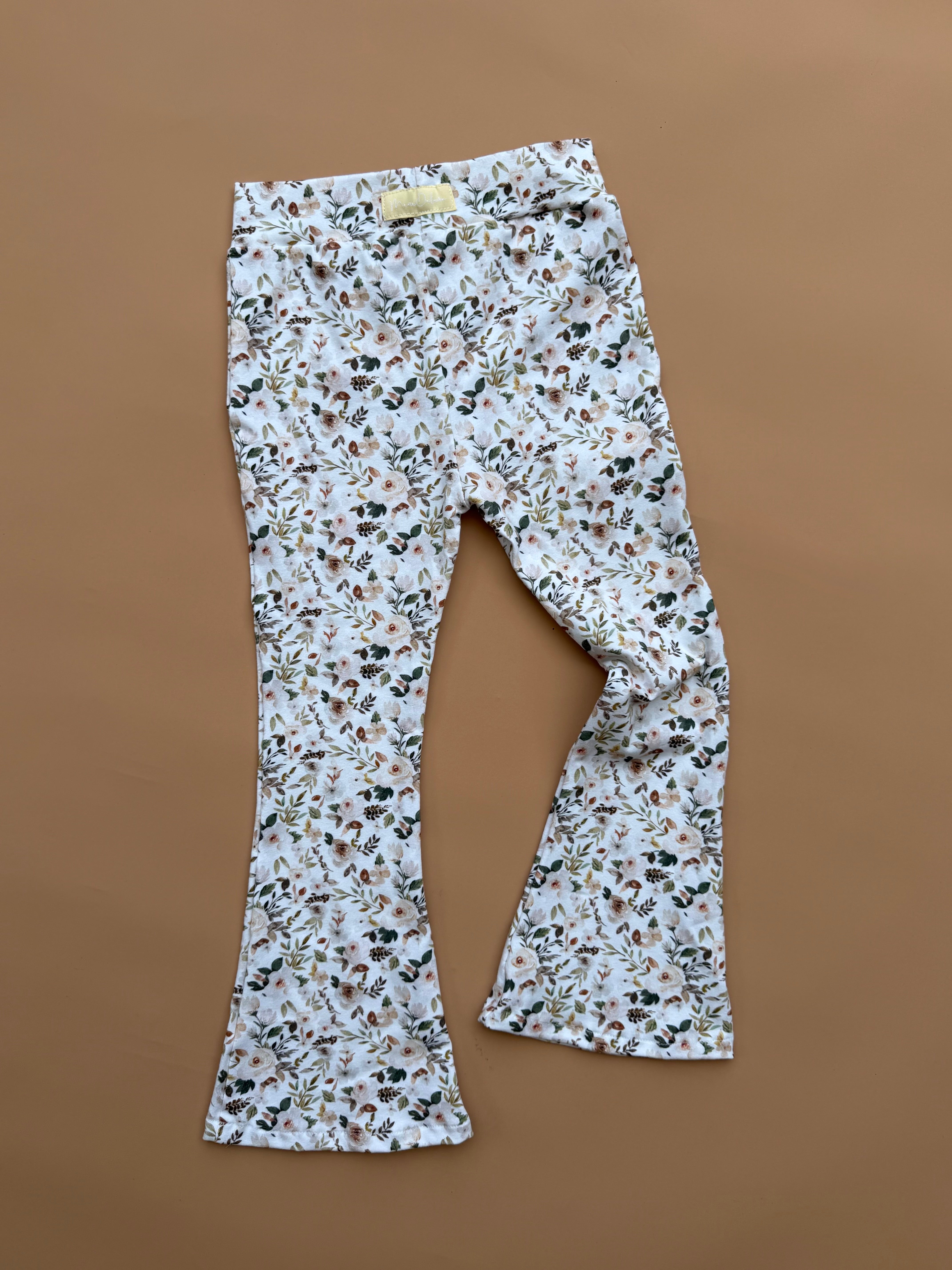 Classic Flare Leggings - Forest Floral (Made to Order)