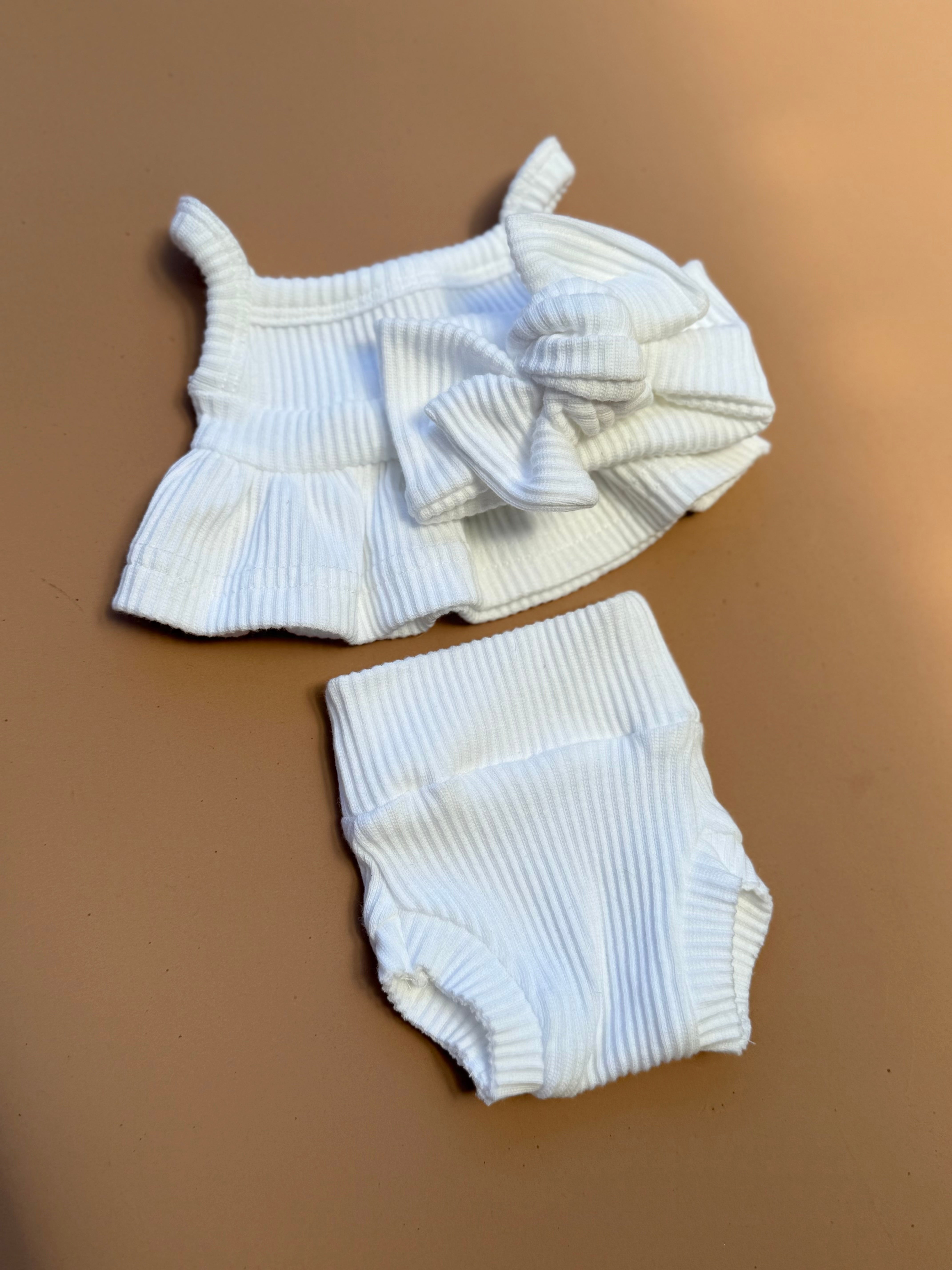 Doll Outfit Set - Coconut Rib