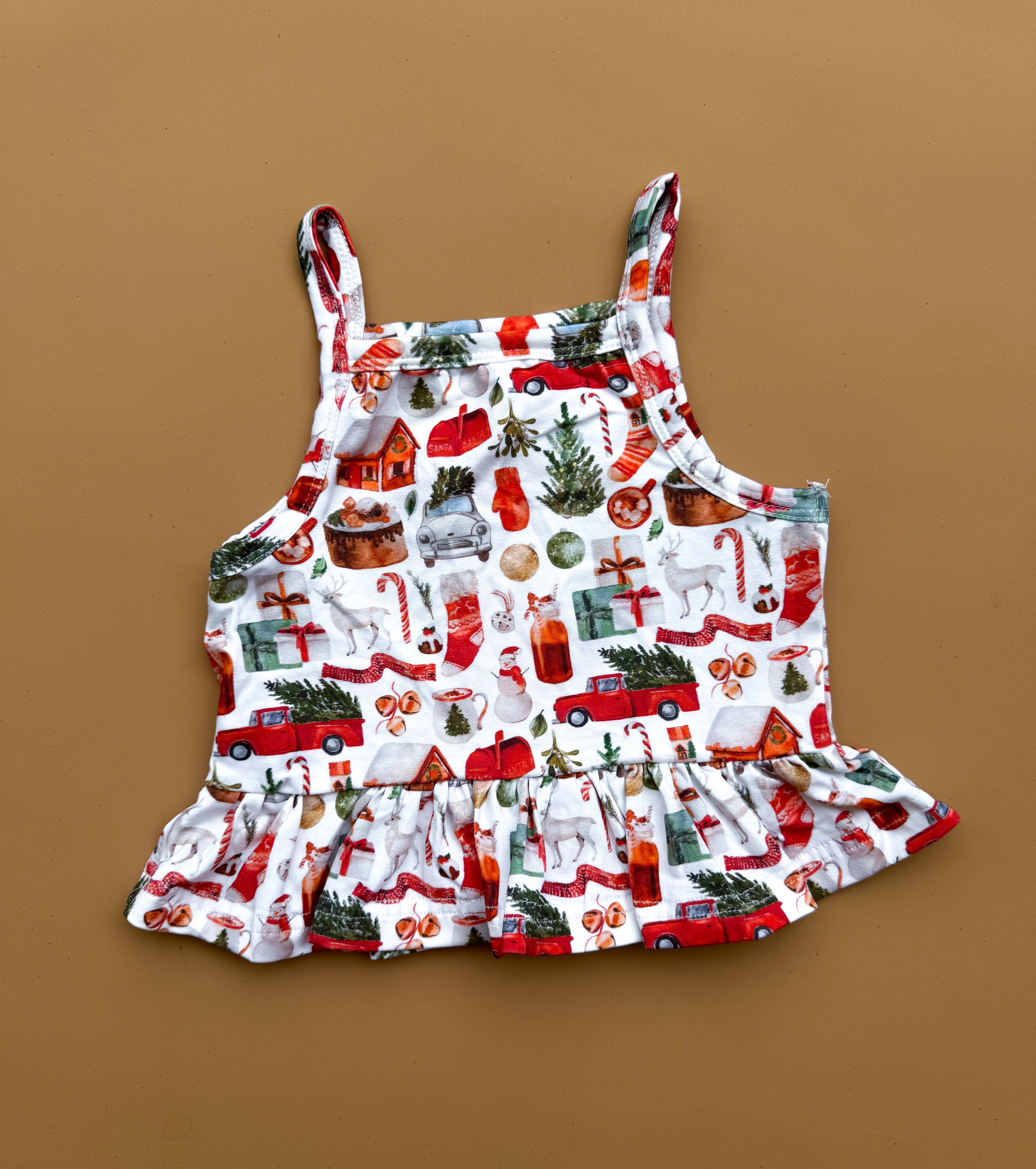 Peplum Singlet - Christmas Stories
