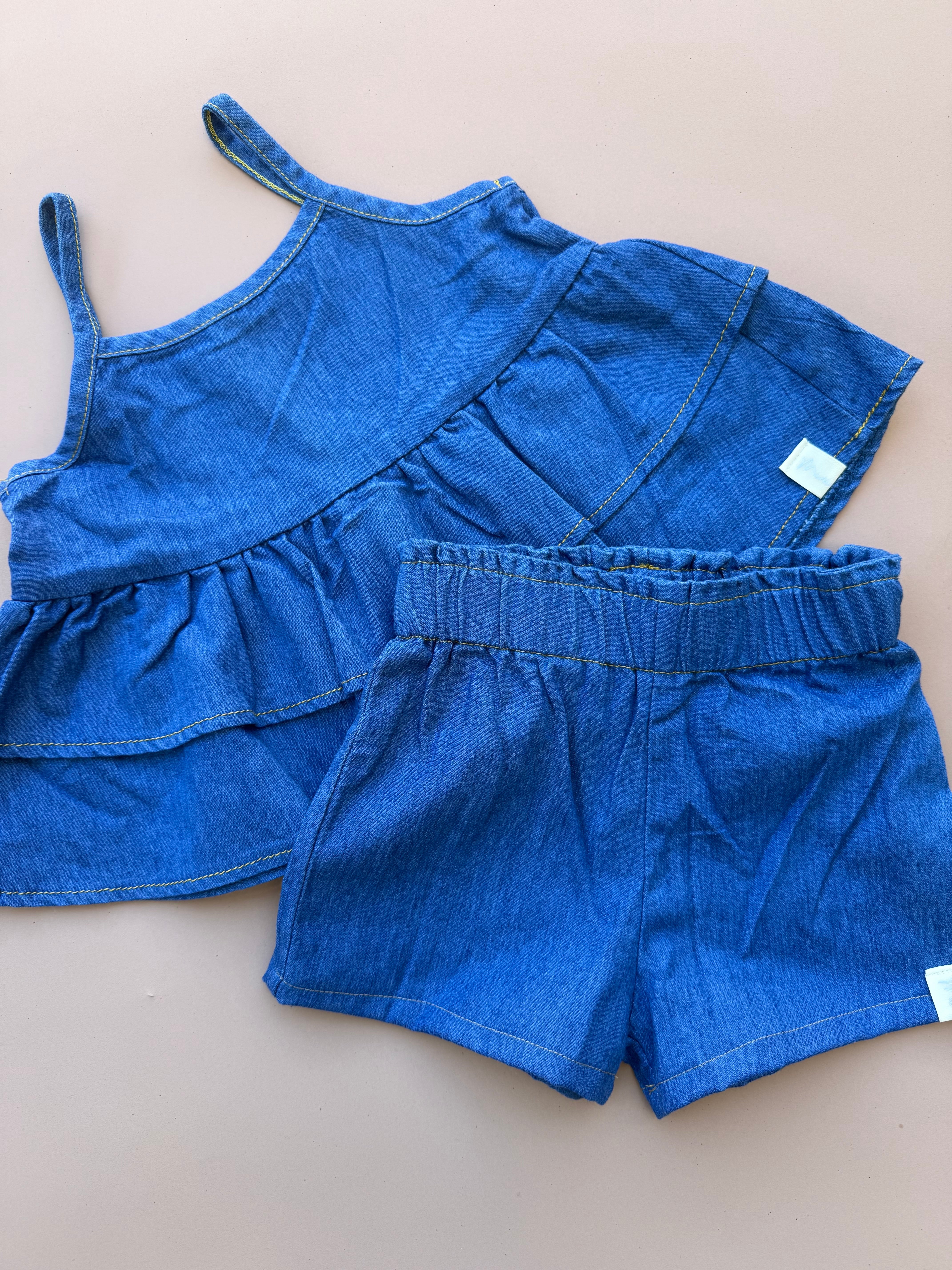 Tiah Denim Summer Set